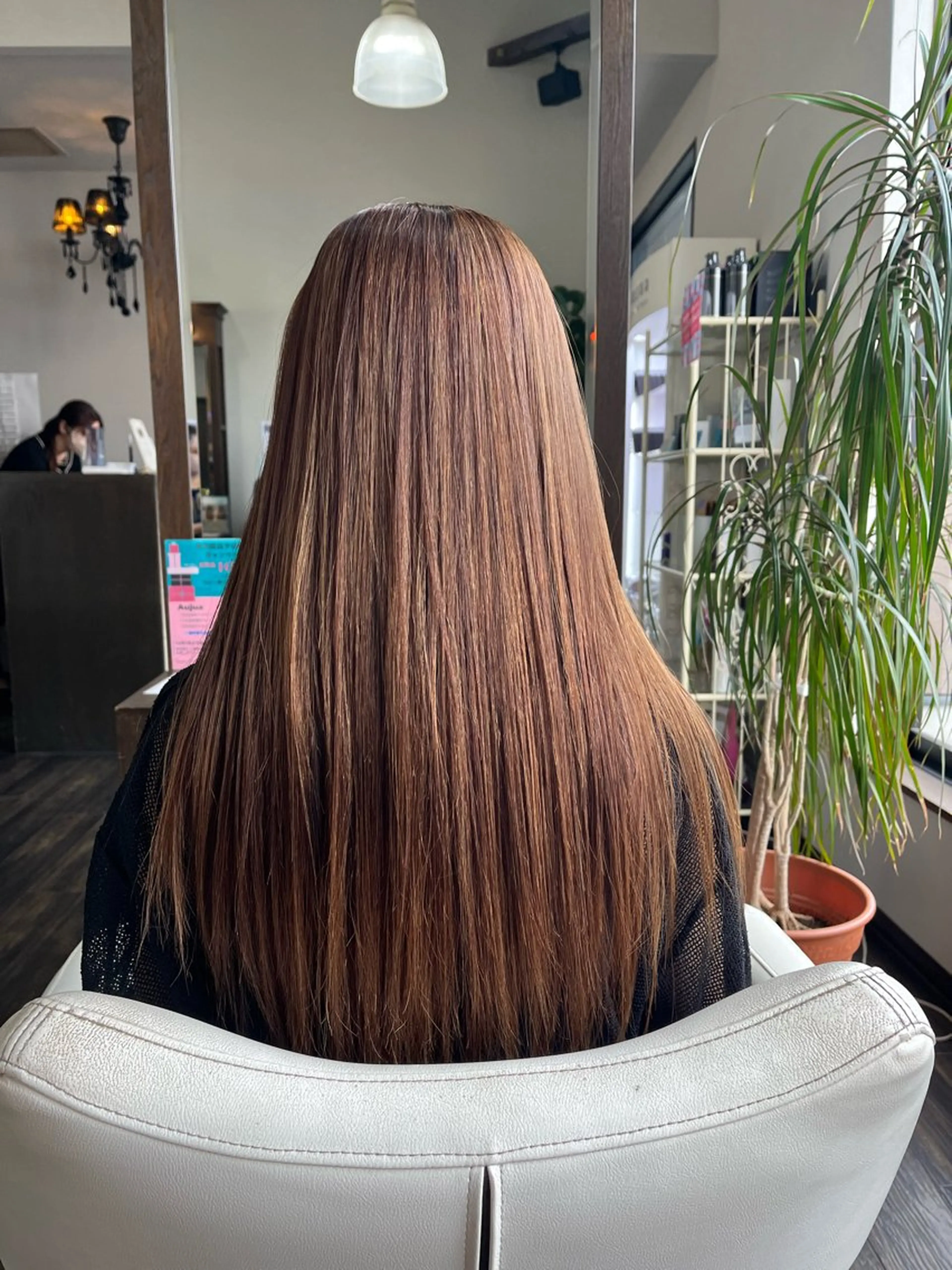 ロング パーマ ストレートパーマ Archi所属・ホソカワ リオンのヘアスタイル