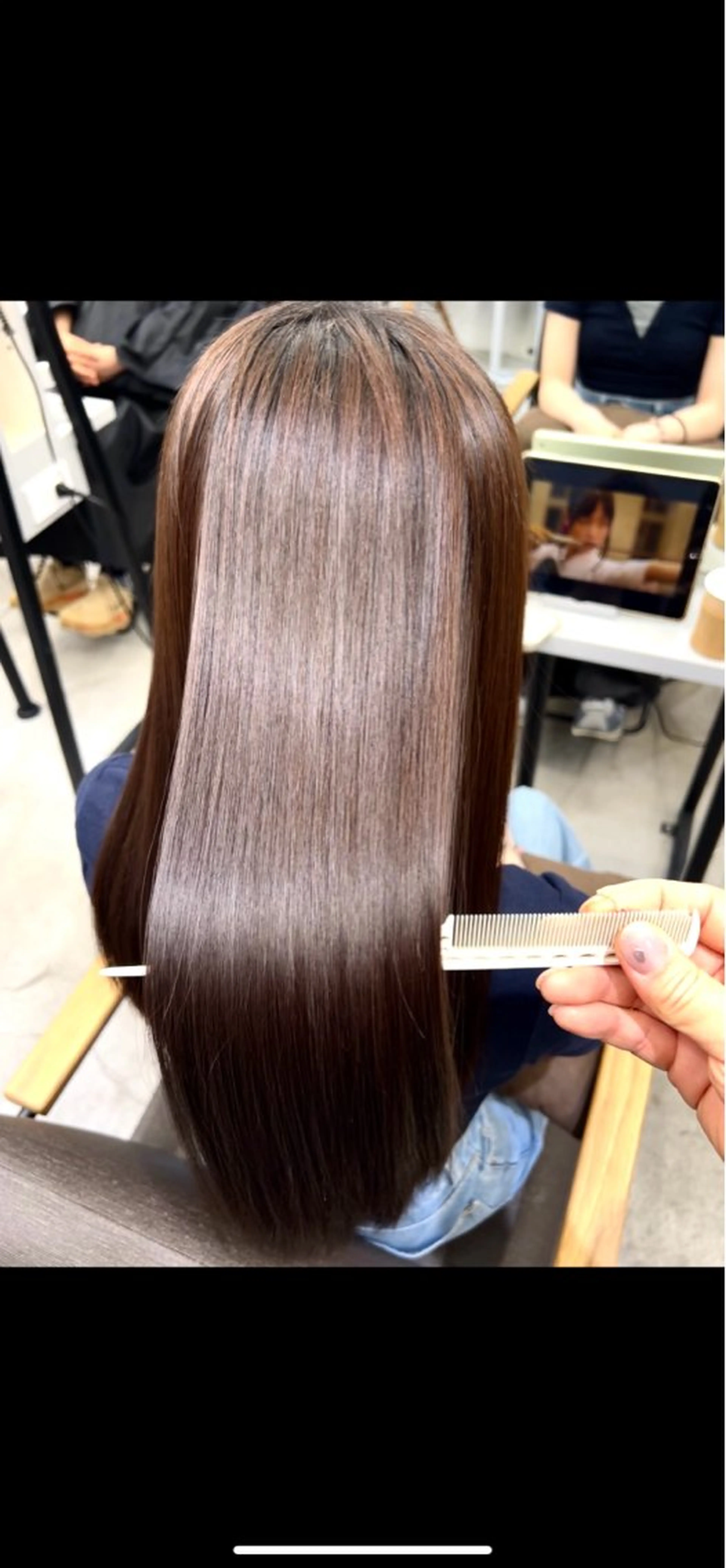 ロング ヘアアレンジ 縮毛矯正 トリートメント ✨毛髪診断で絶対綺麗 ✨美髪艶髪専門✨高浪のヘアスタイル