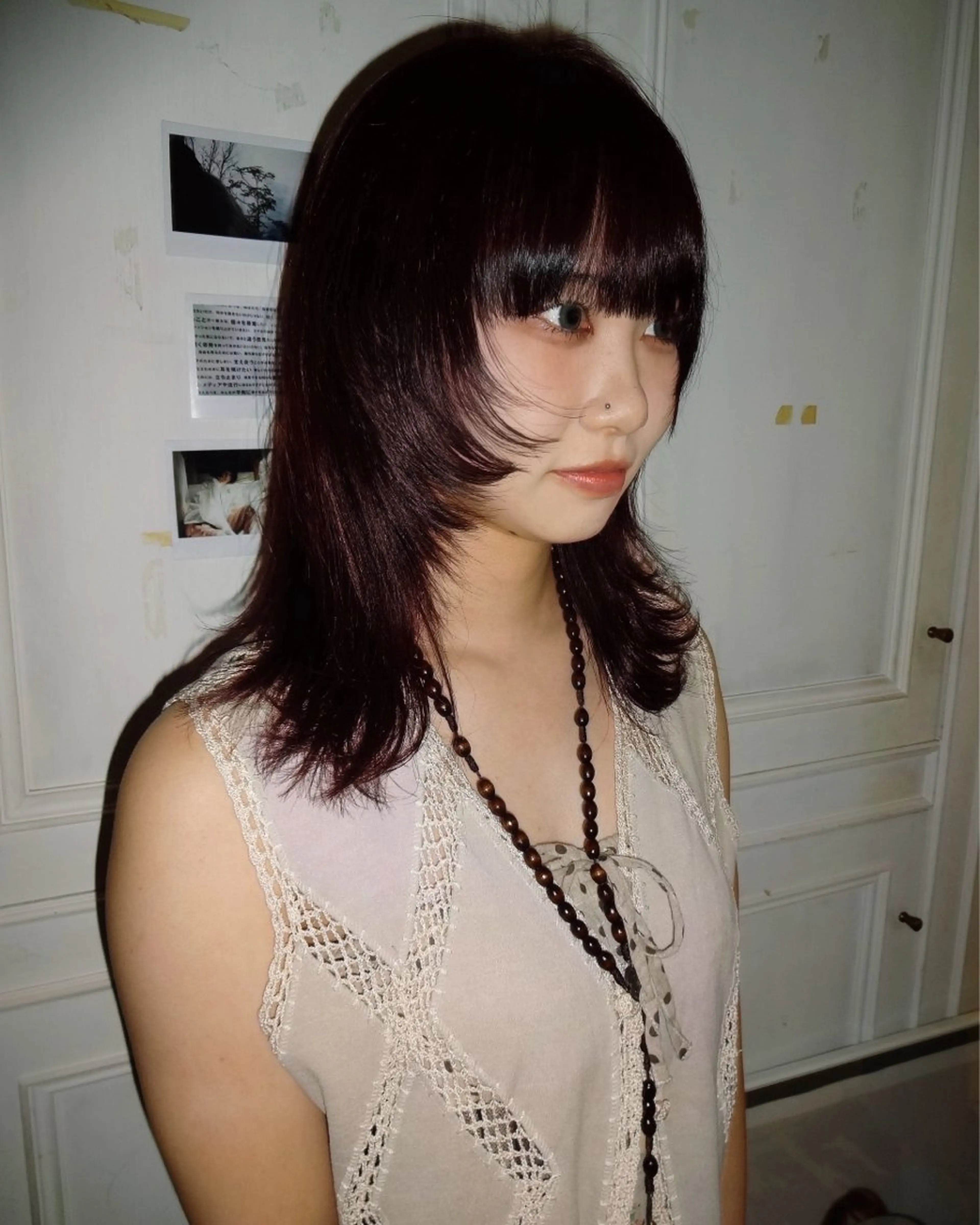 セミロング カラー 太田 妃香/岡崎美容室のヘアスタイル