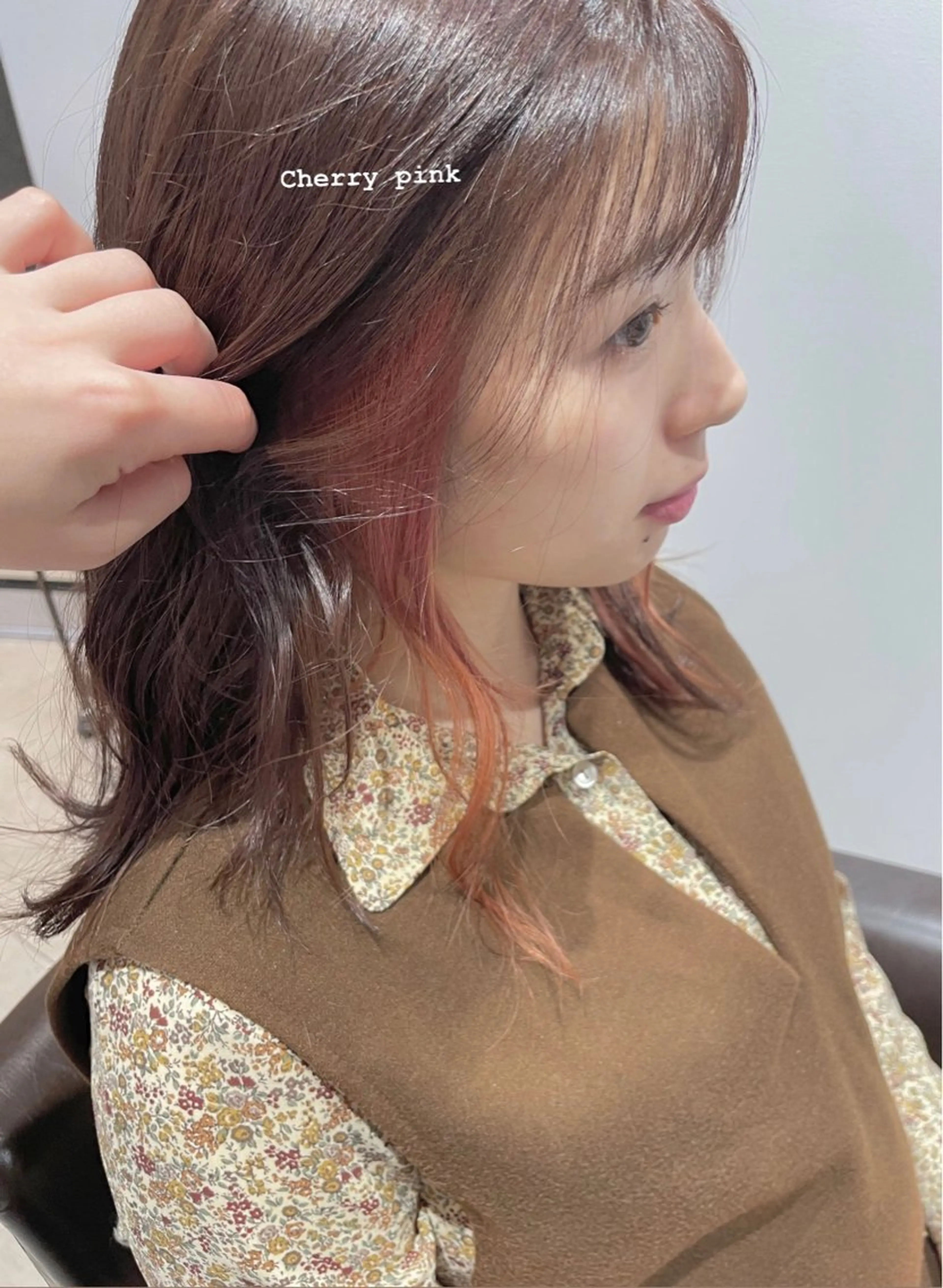 セミロング カラー spa& careのヘアスタイル