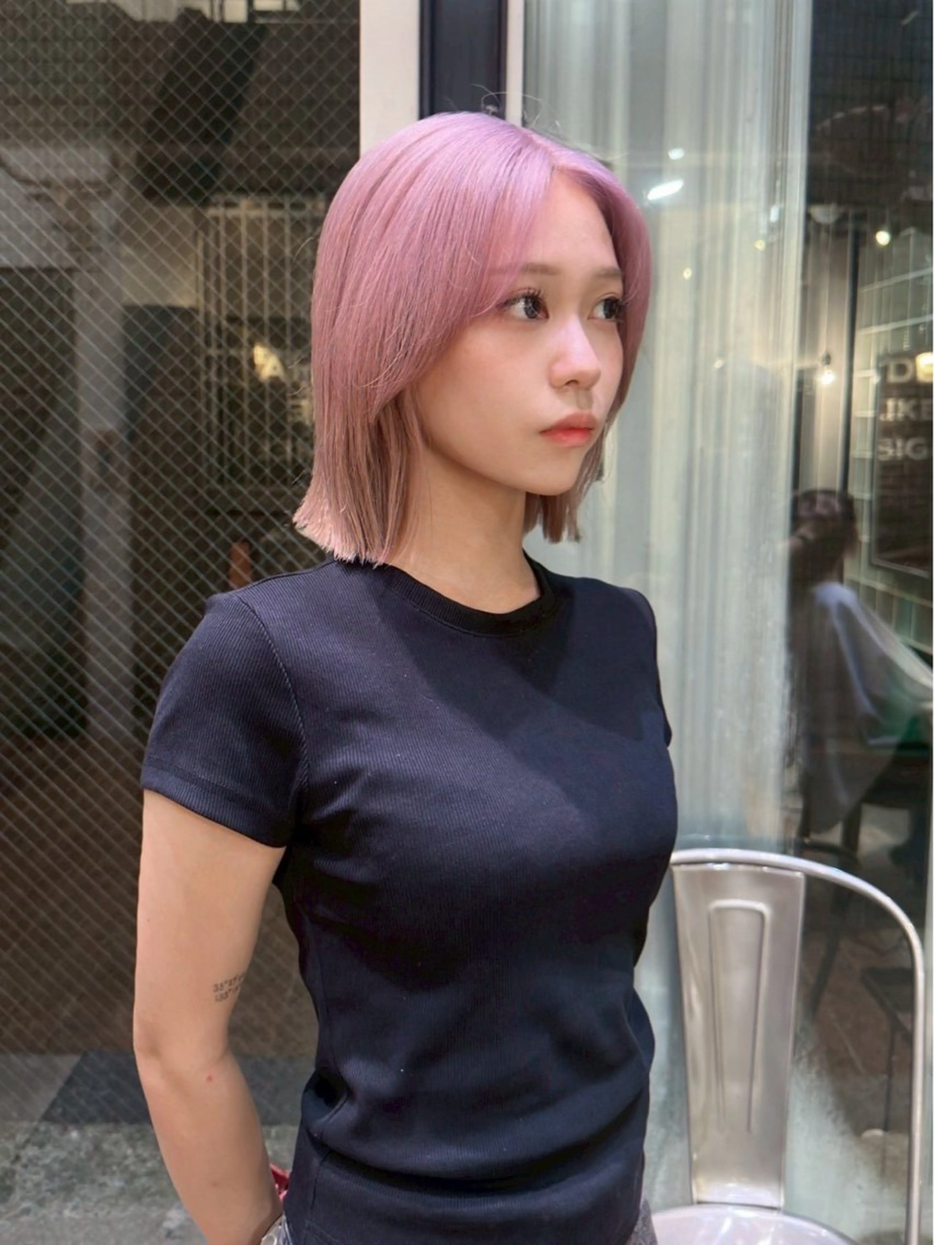 【minimo限定】レディース小顔カット+美容液&ケアブリーチカラー❤️🔥の写真