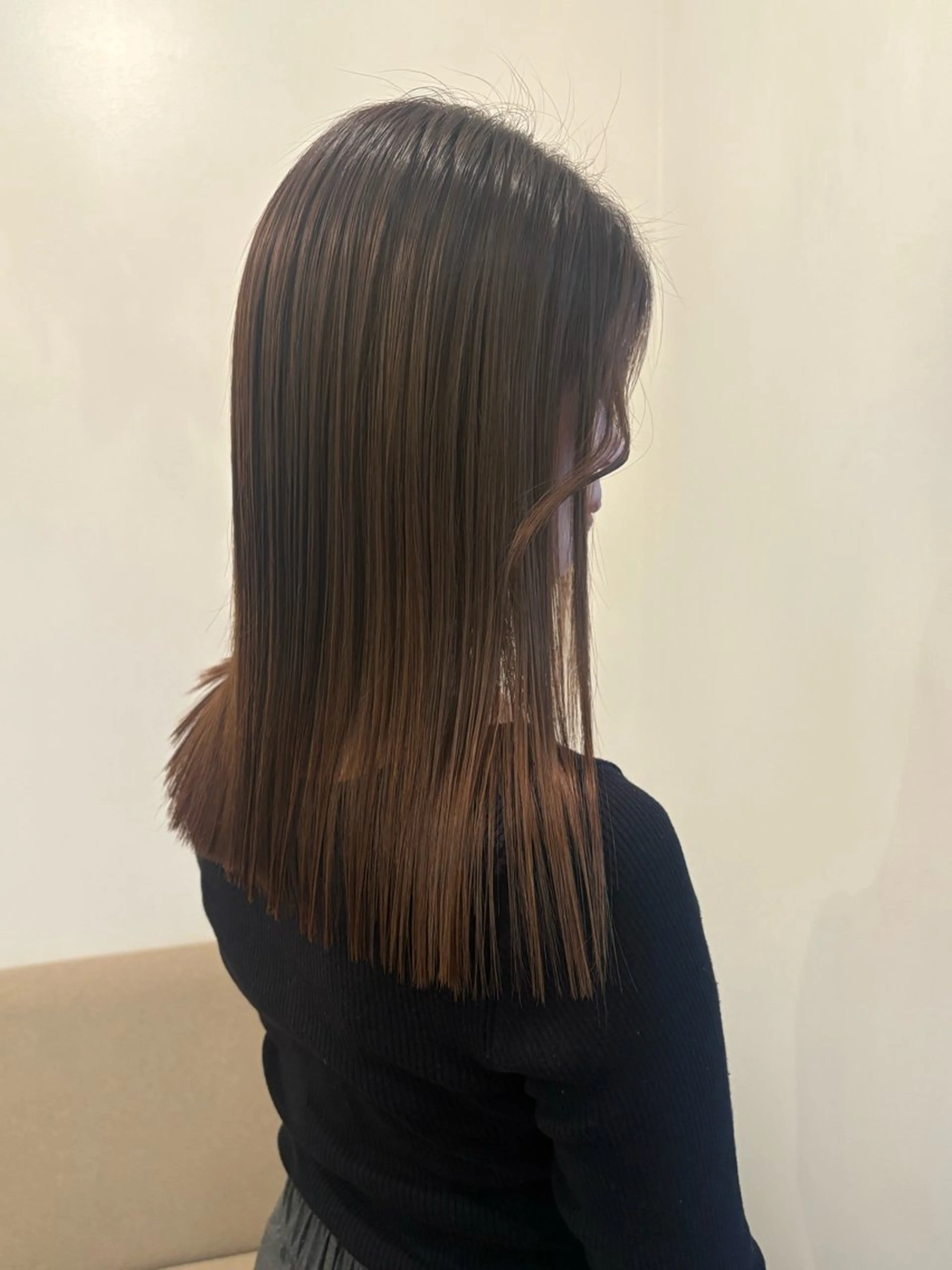 セミロング CURRO HAIR所属・杉屋 和花菜のヘアスタイル