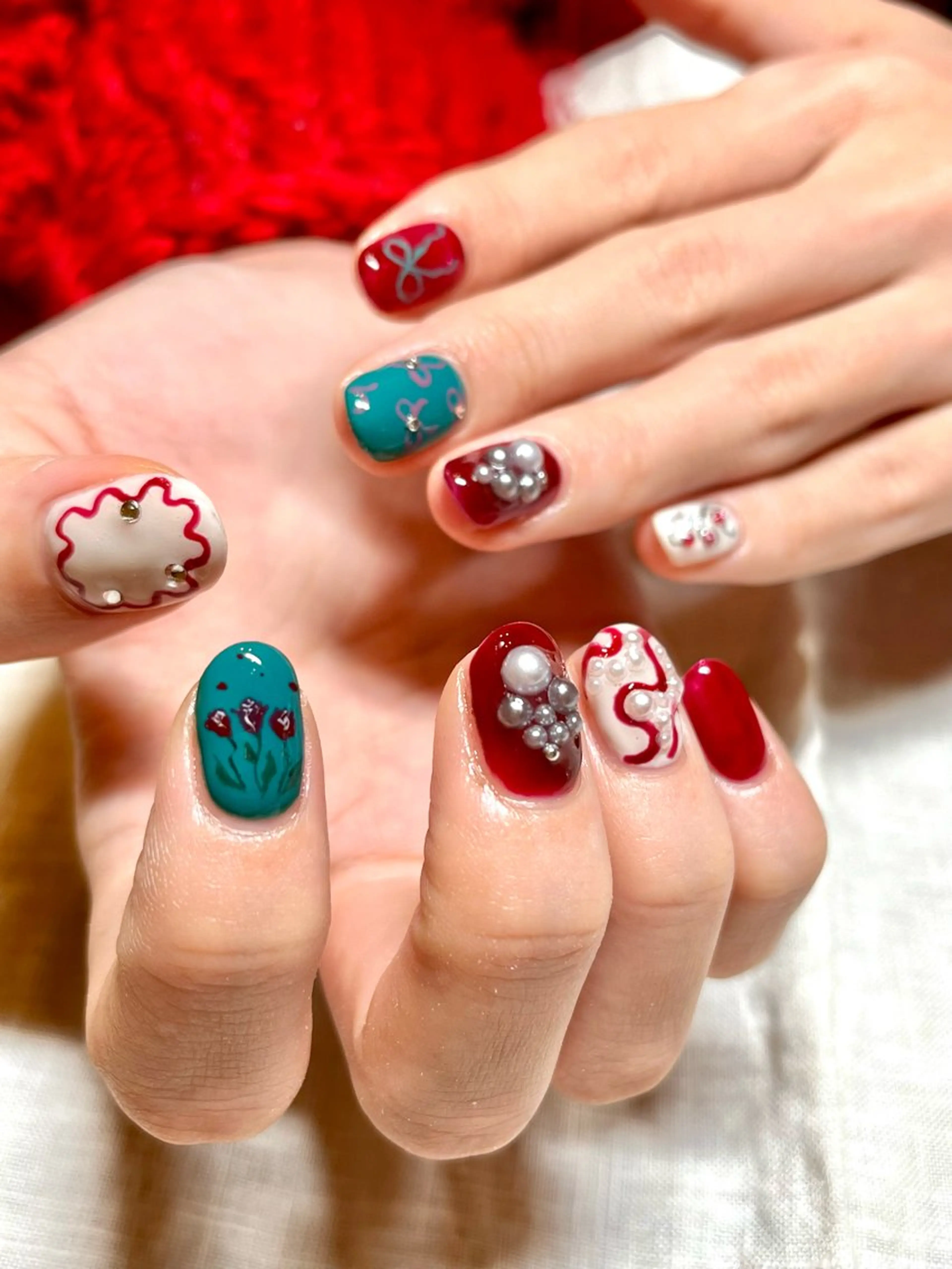 ネイル アートネイル 持ち込み atelier mofのネイルデザイン