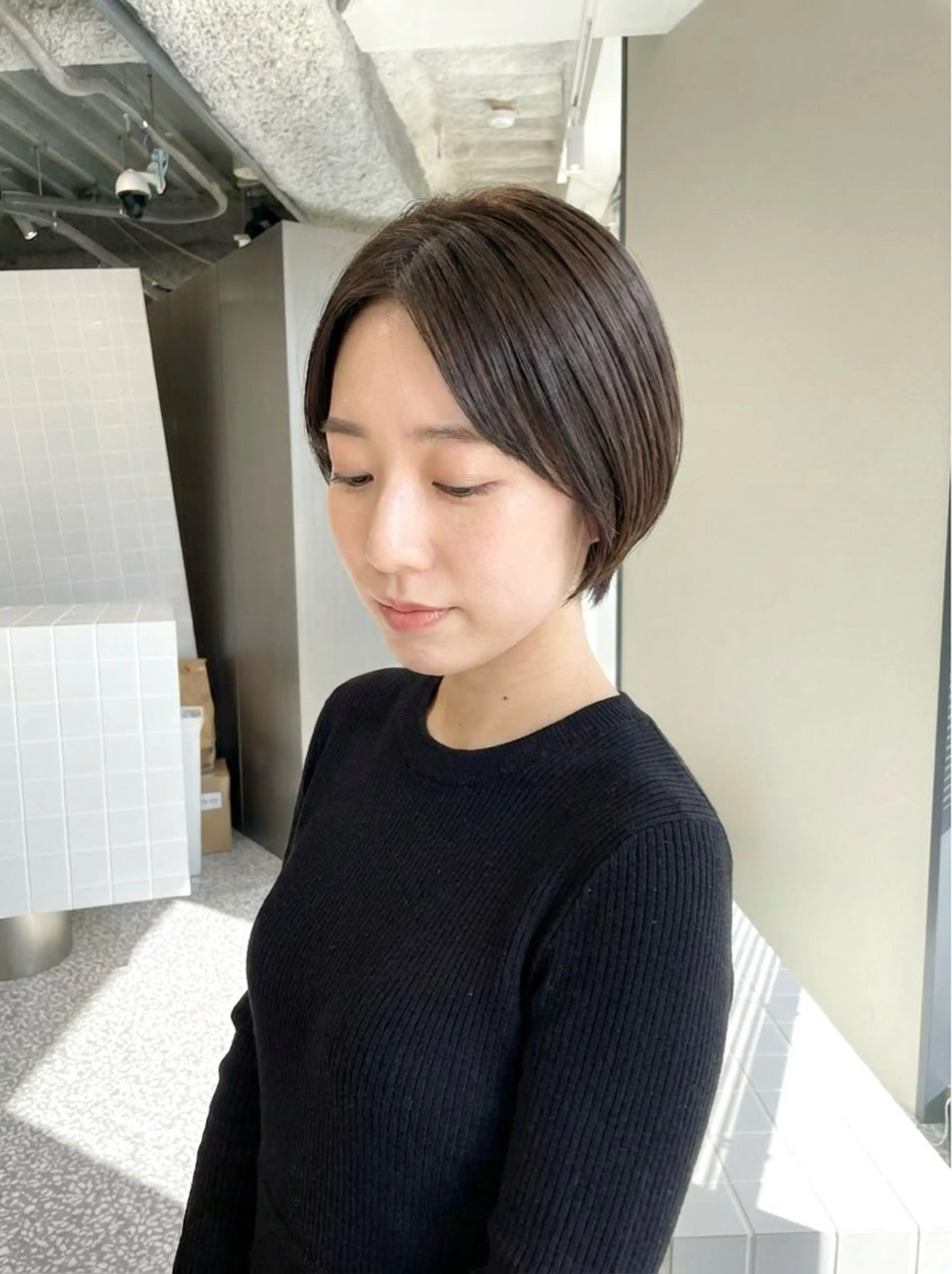 ショート カラー 梅田/似合わせ/ イサミカズヒロのヘアスタイル