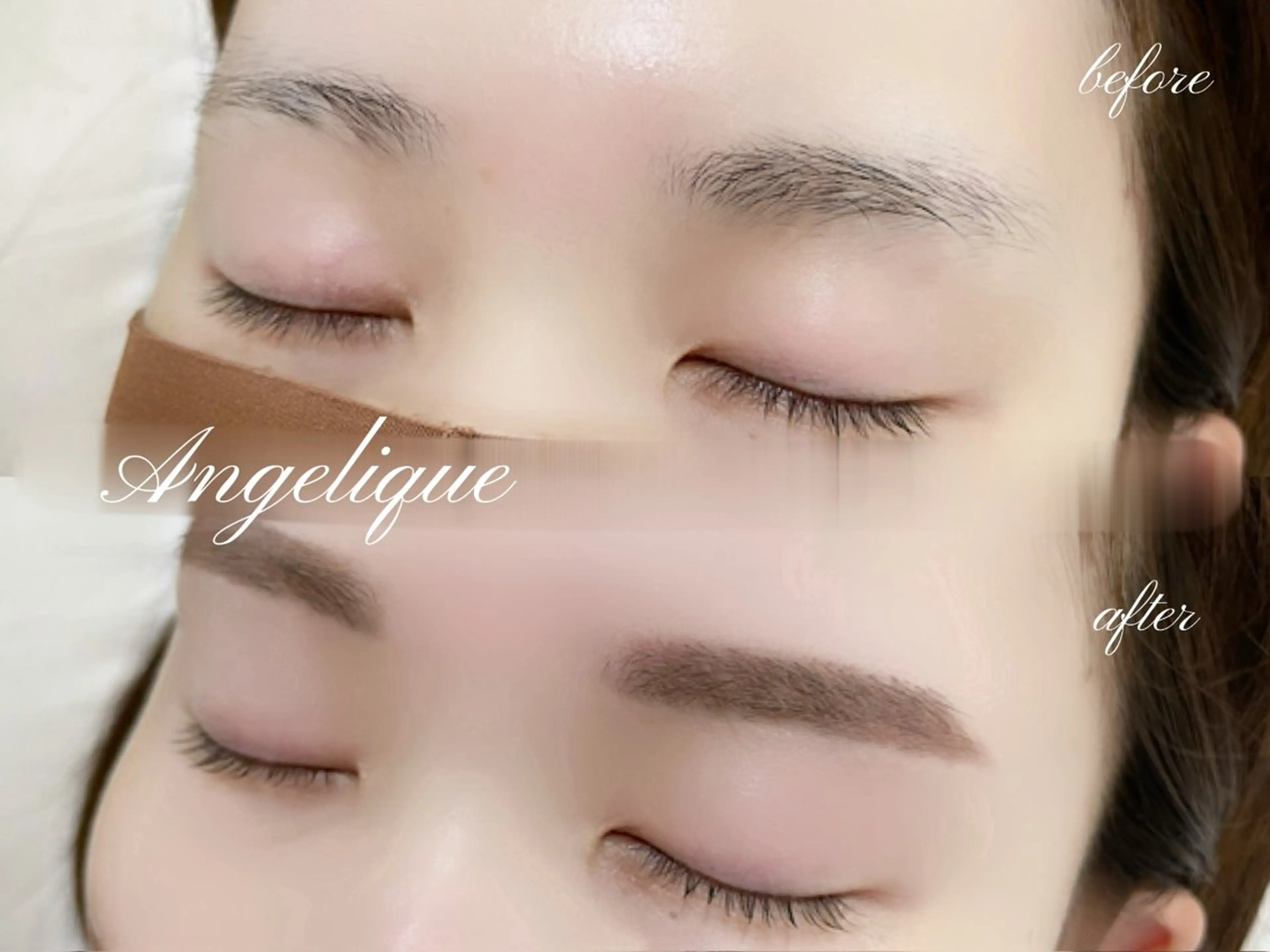 アイブロウ ワックス脱毛 眉カット 植松 彩夏のマツエク・マツパデザイン