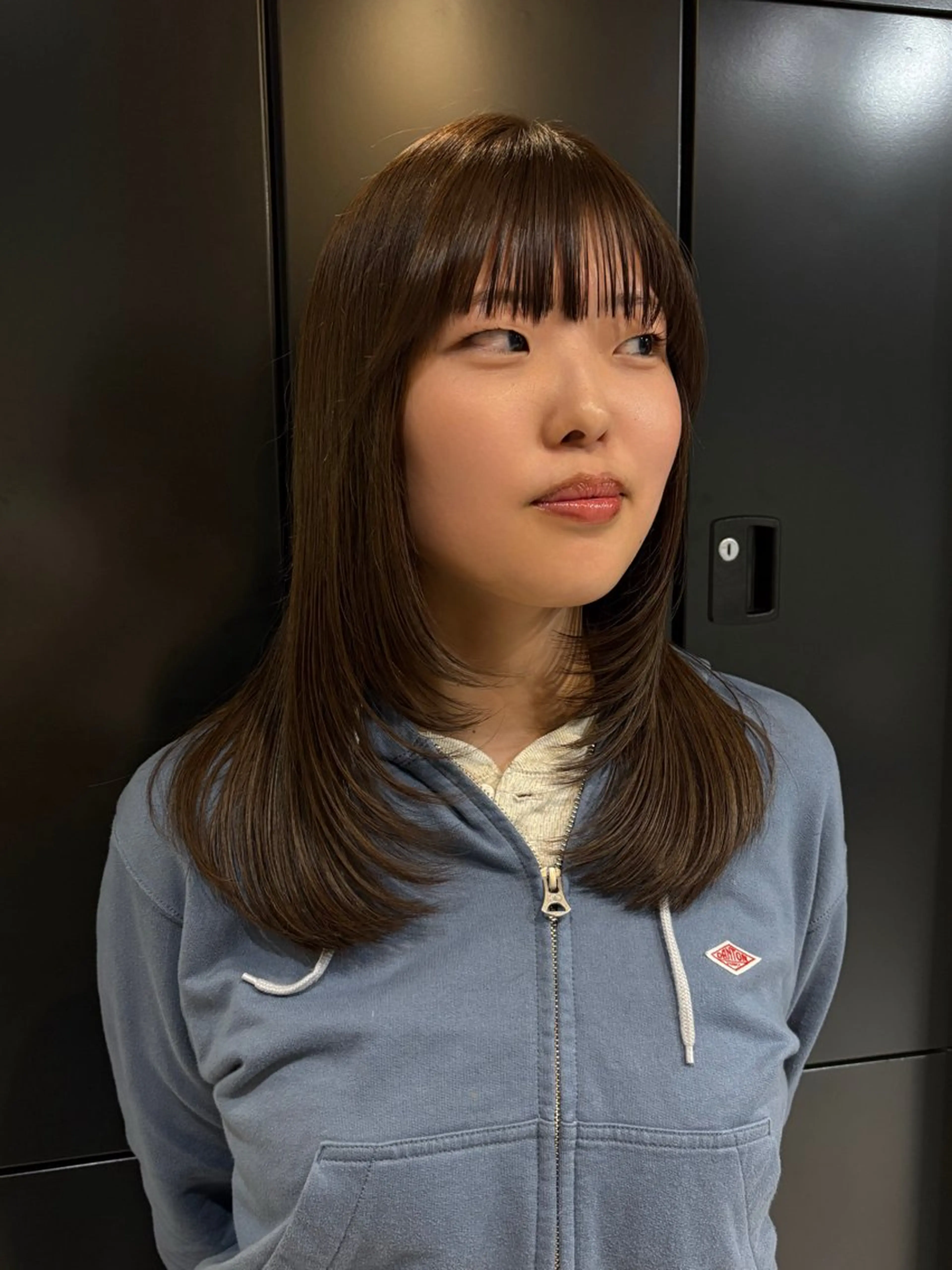 ミディアム 顔周りカット レイヤーカット カット レイヤー/メンズ/ kaedeのヘアスタイル