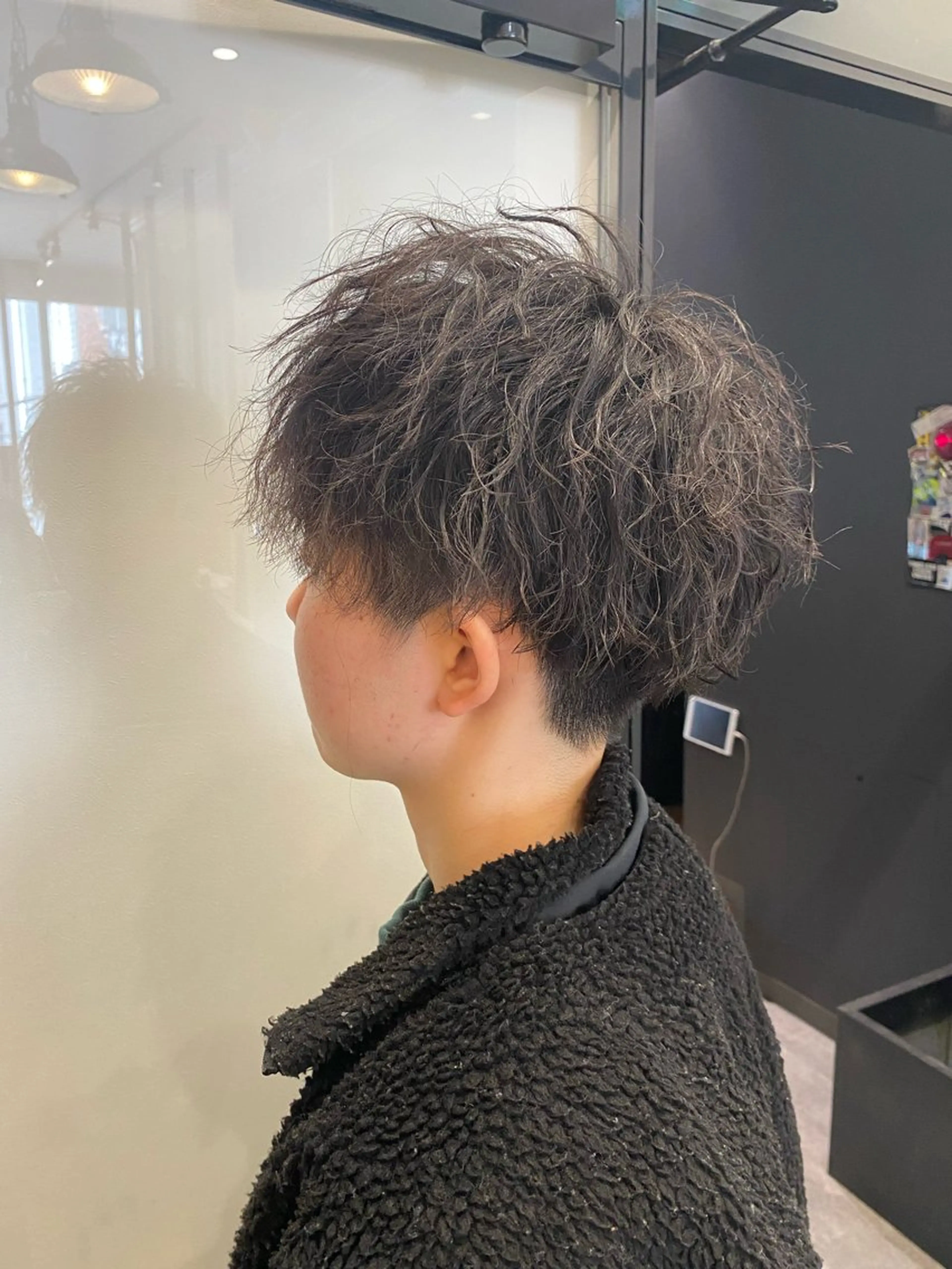 カット➕ダメージ軽減パーマ➕3ステップ髪質改善トリートメントの写真