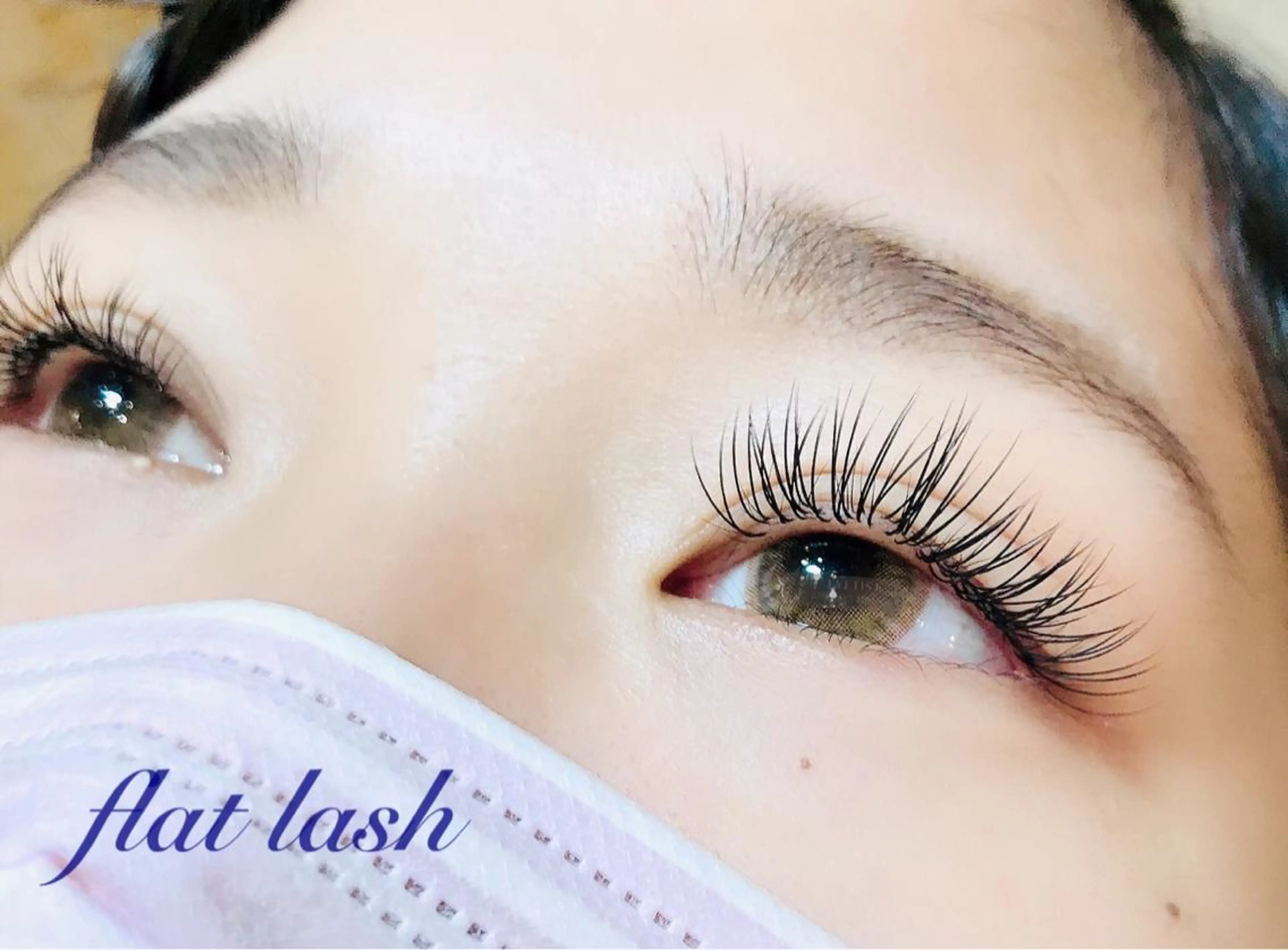 マツエク・マツパ Cカール キュート フラットラッシュ マツエク eyelash presh yukaのマツエク・マツパデザイン