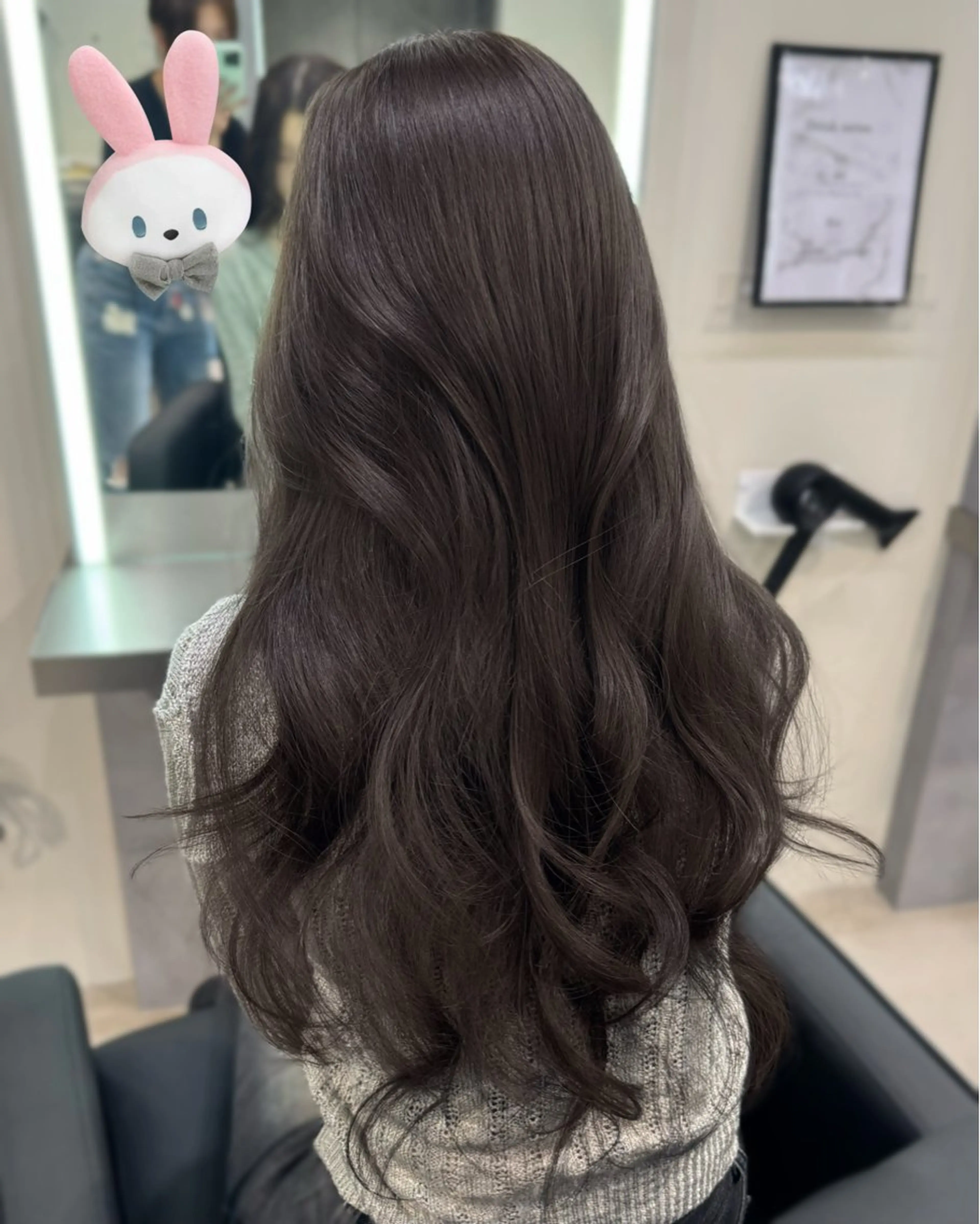 ロング カラー 艶カラー♡クール トレンドヘア♡アユミのヘアスタイル