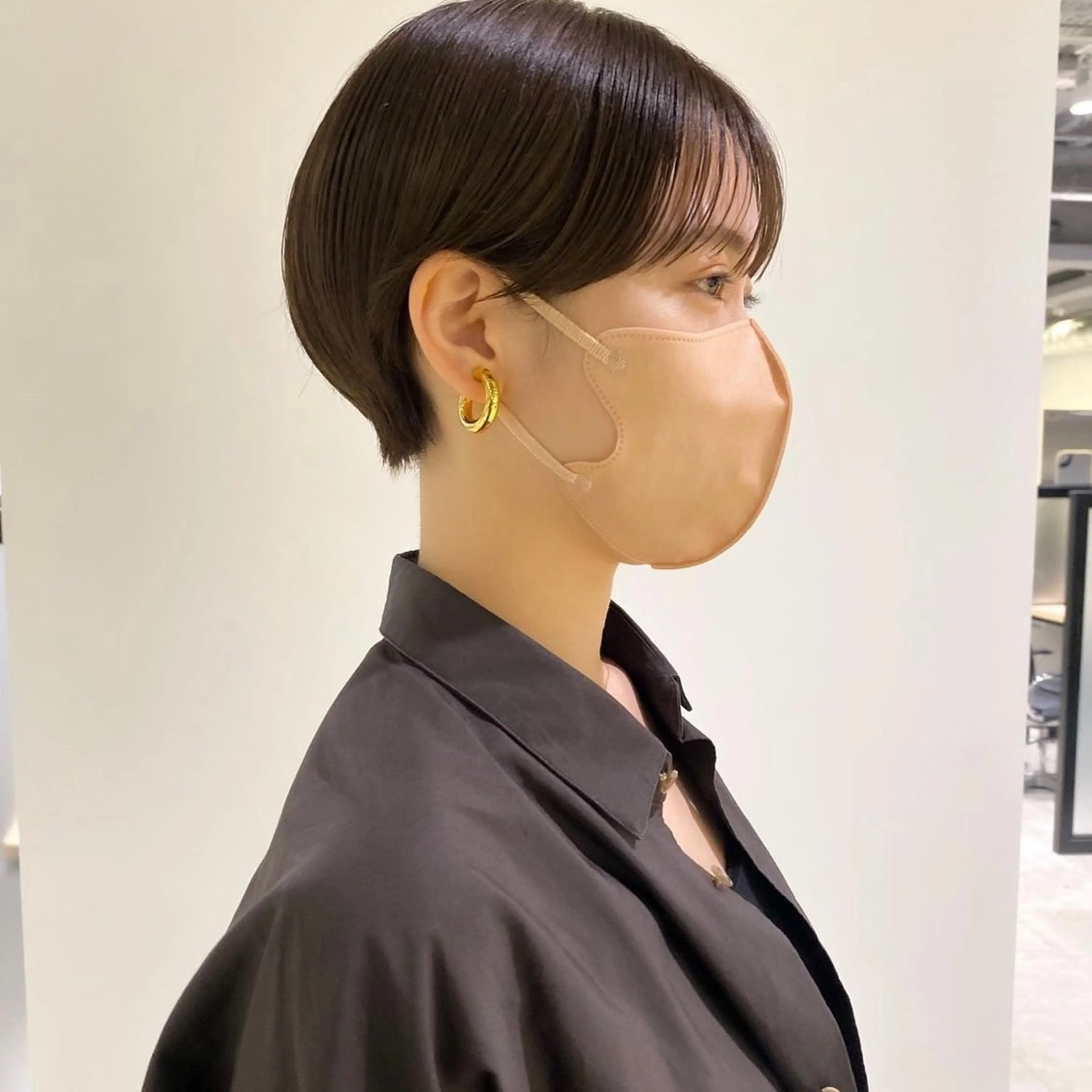 ショート ショートヘア 前嶋 愛友のヘアスタイル