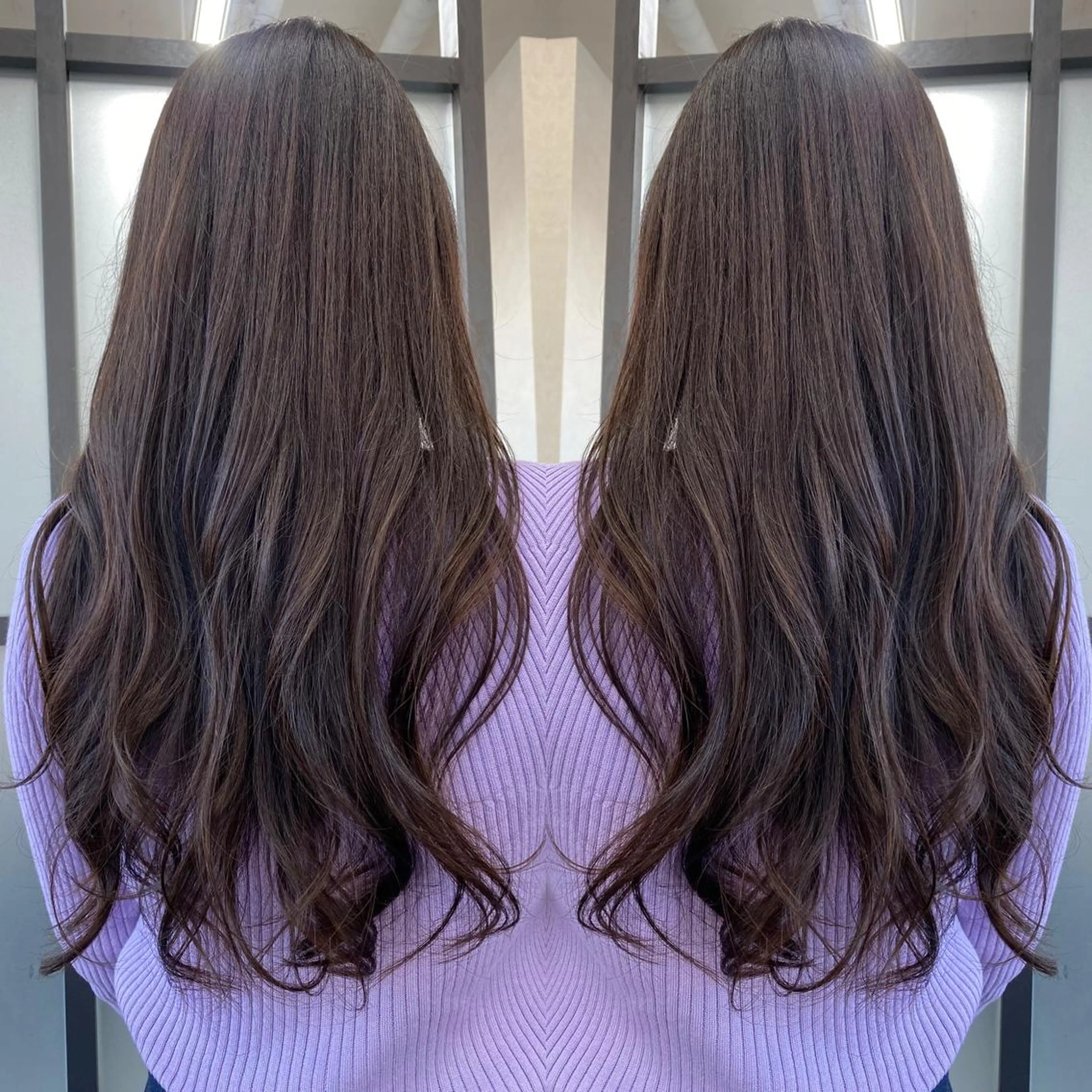 ロング カラー カット トリートメント tocca 💜石田愛結💜のヘアスタイル