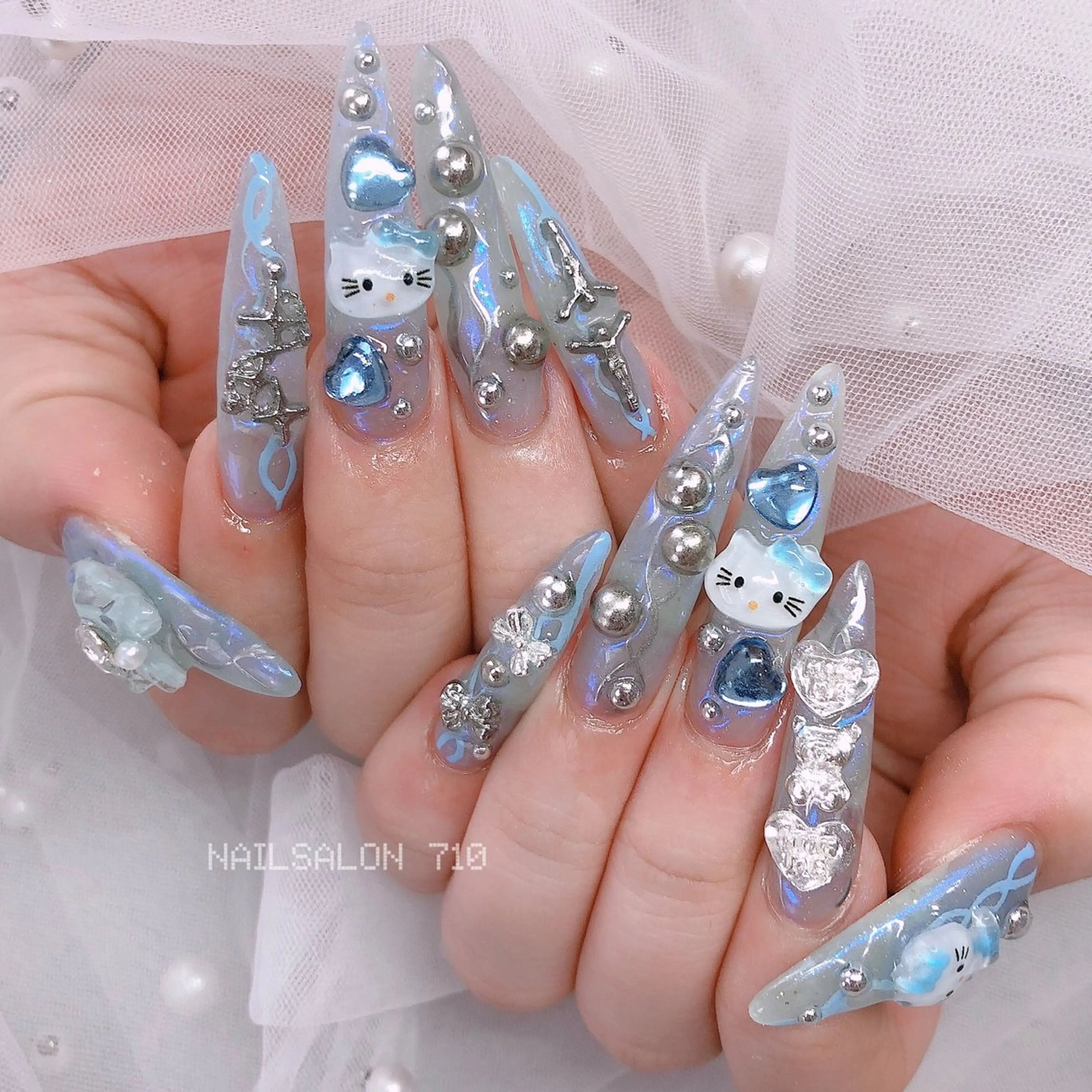 ネイル ロングネイル ナナイチゼロ I.Naoのネイルデザイン