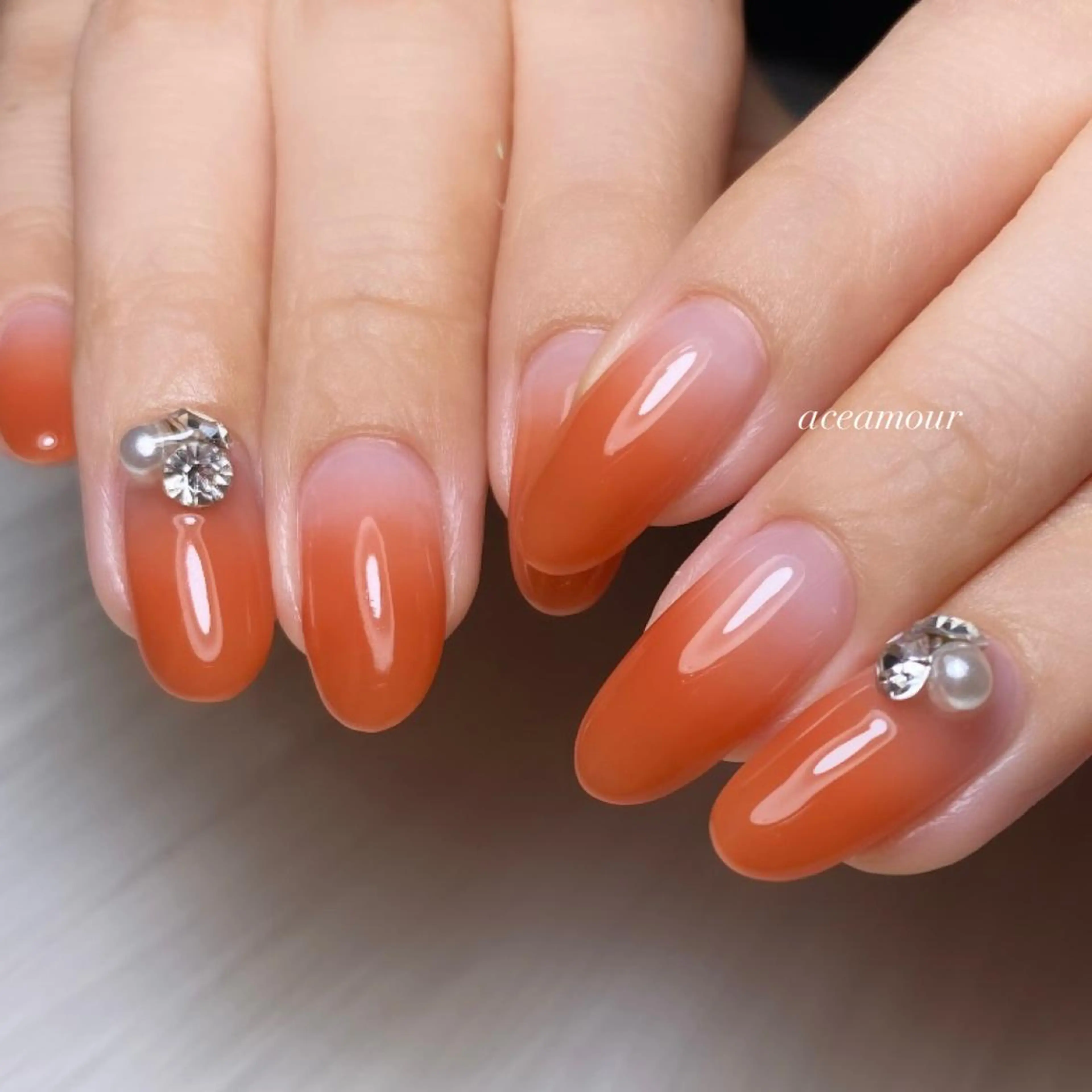 ネイル ハンドネイル ハンドケア ネイル/耳つぼ /新ホワイトニングのネイルデザイン