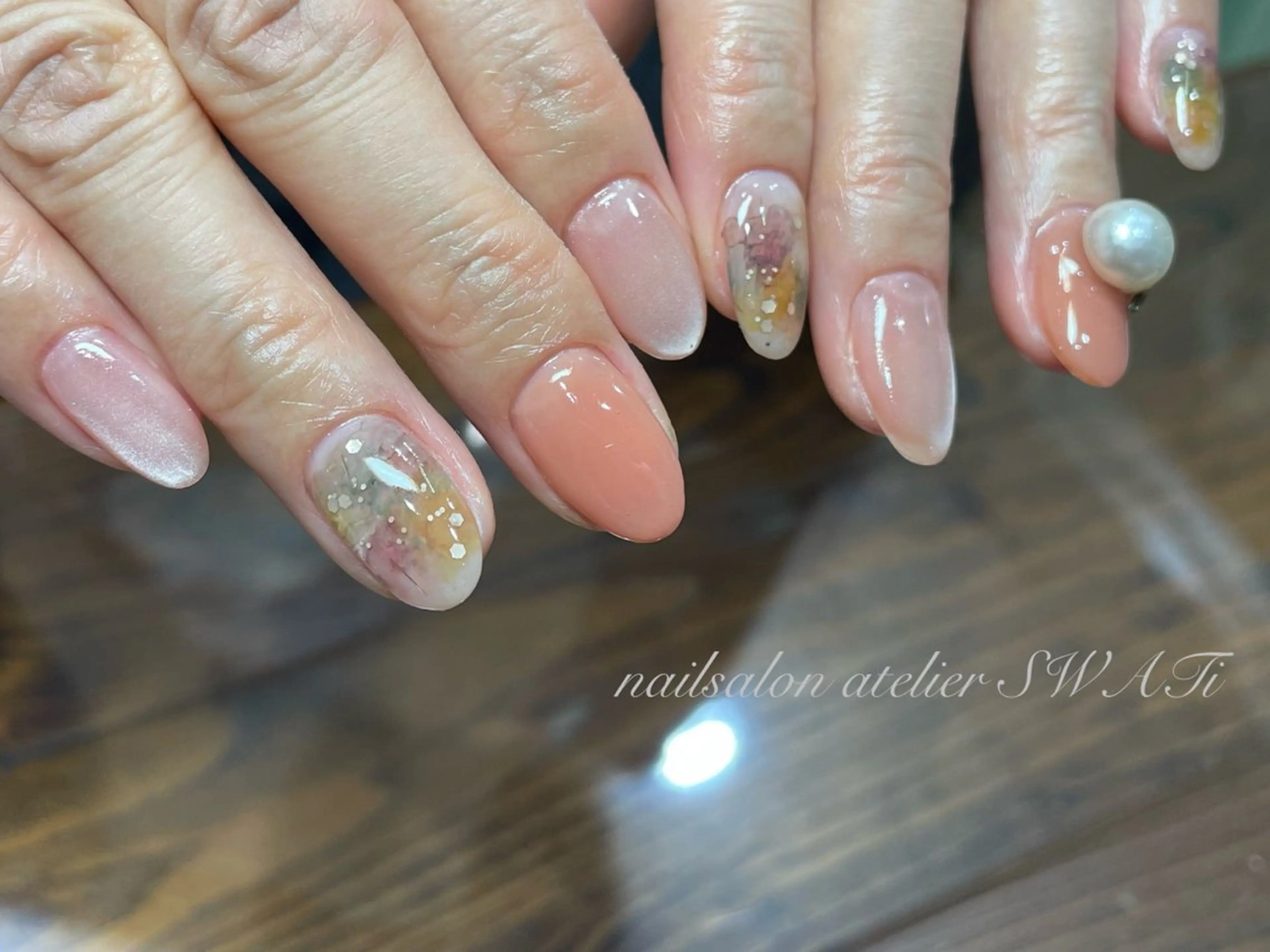 ネイル ヘアーサロン大野所属・nailsalon SWATiのネイルデザイン
