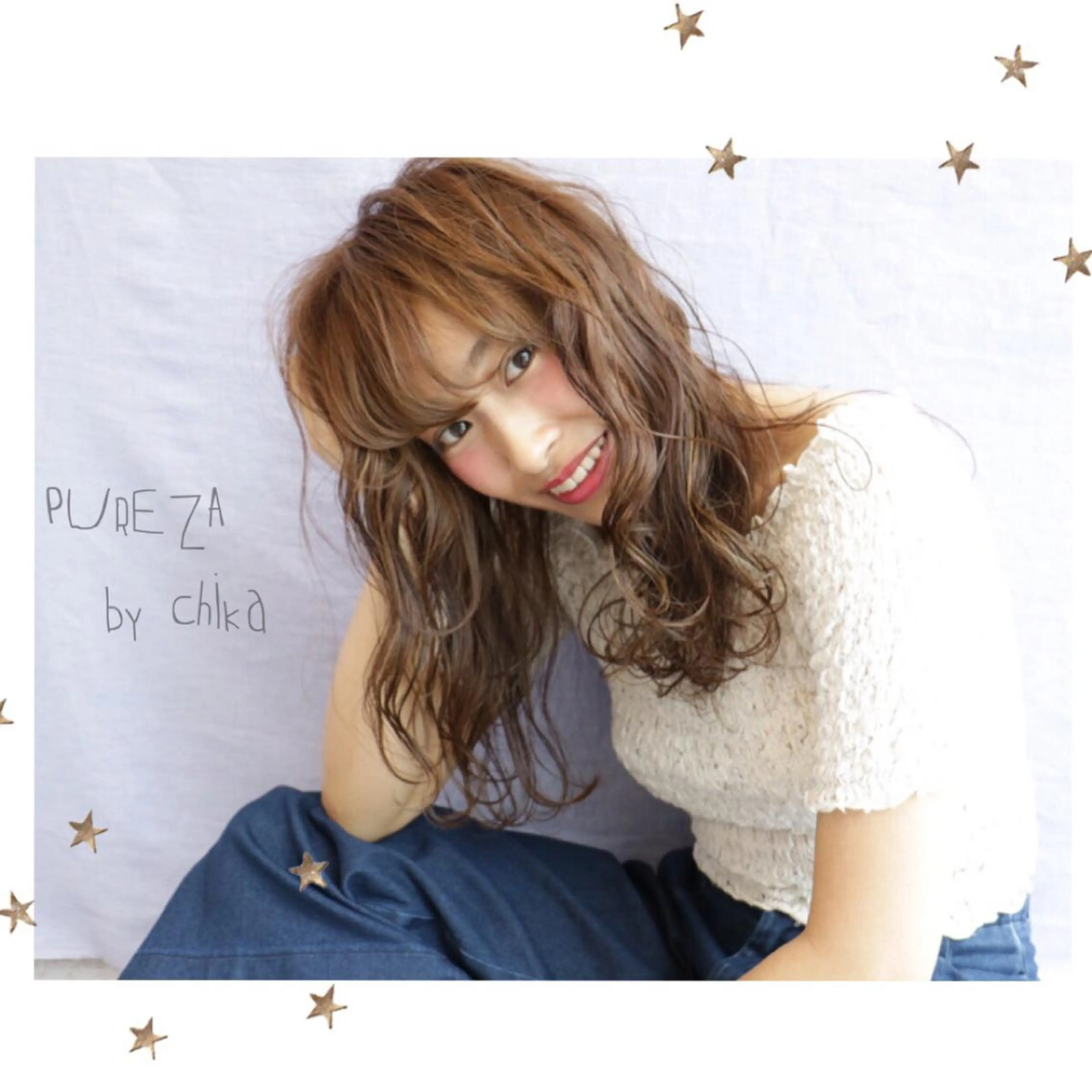 セミロング salon AKIRA所属・市川 千夏のヘアスタイル