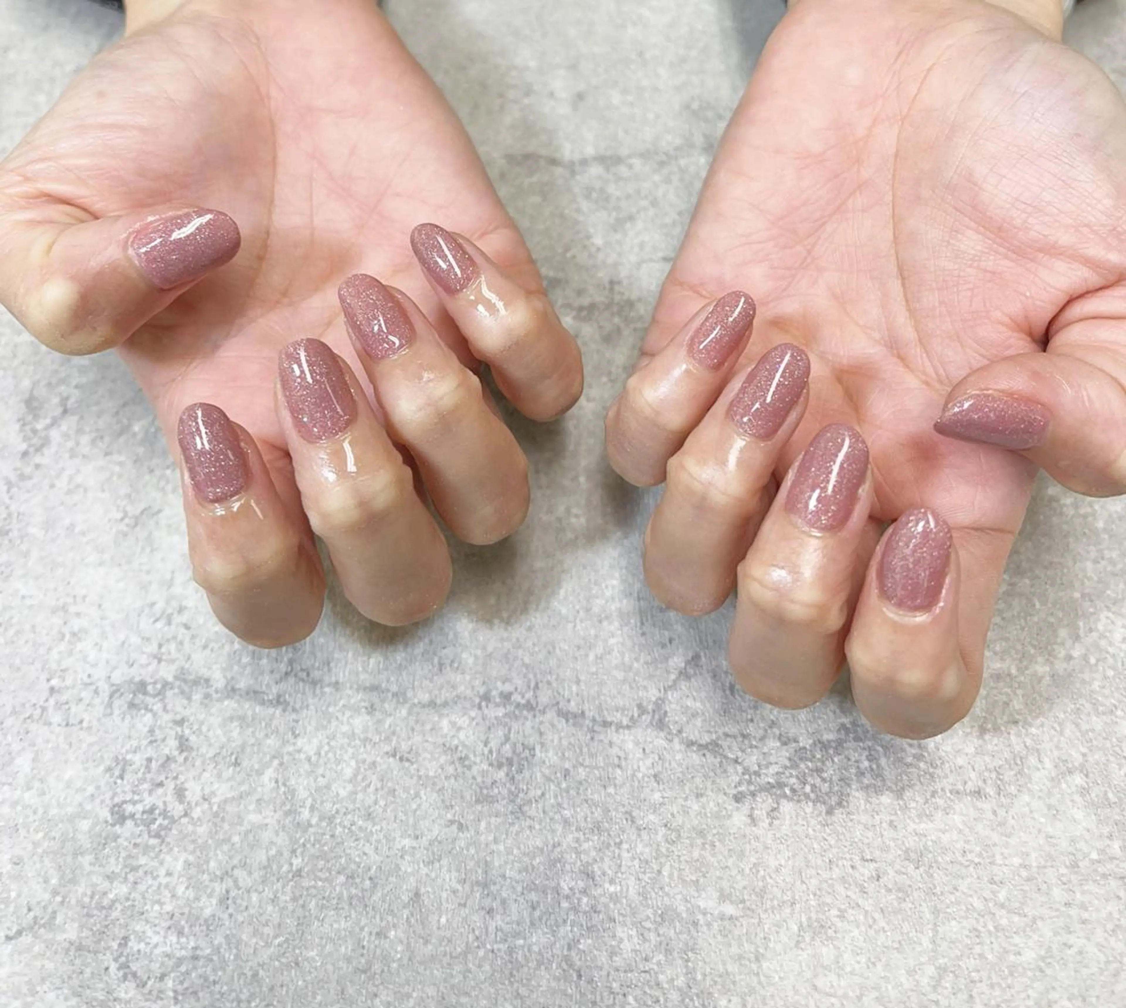 ネイル フットネイル フレンチネイル ジェルネイル ガラスフレンチ グラデーション FASTNAIL PLUS 新宿店のネイルデザイン