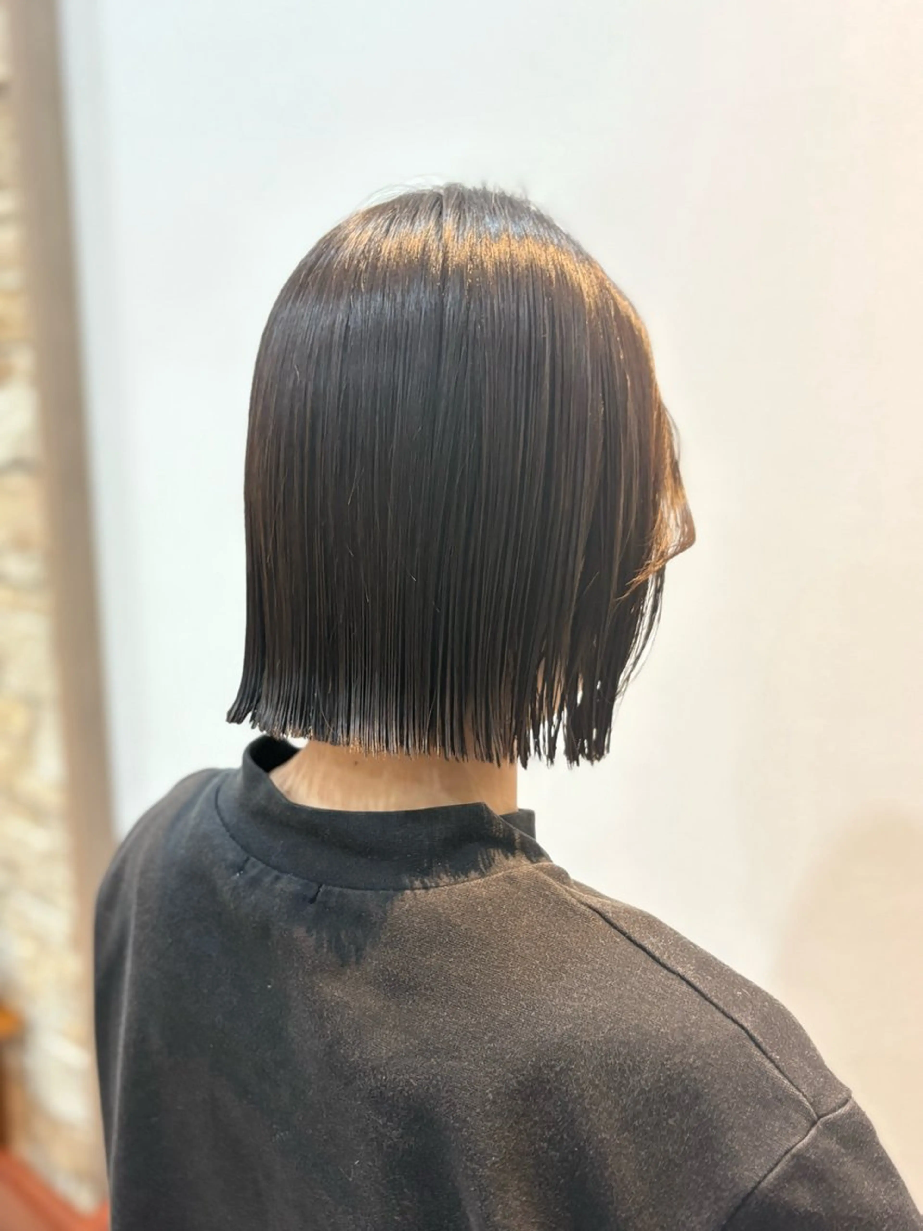 ショート 切りっぱなしボブ ボブ アメイジングヘアー 千歳店　福嶋のヘアスタイル