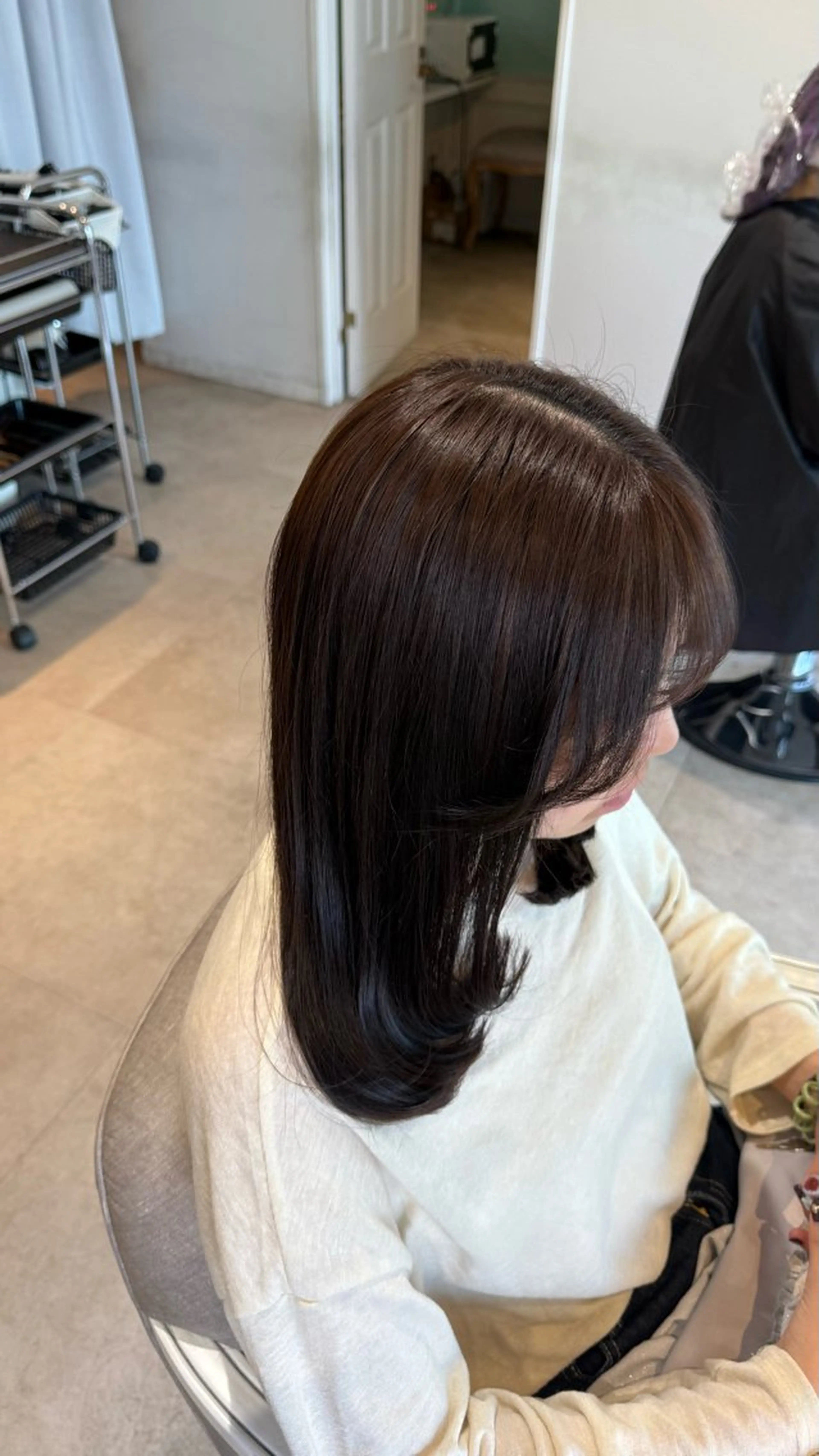 ロング カット ヘアカラー CreBiA -Rukiya-のヘアスタイル