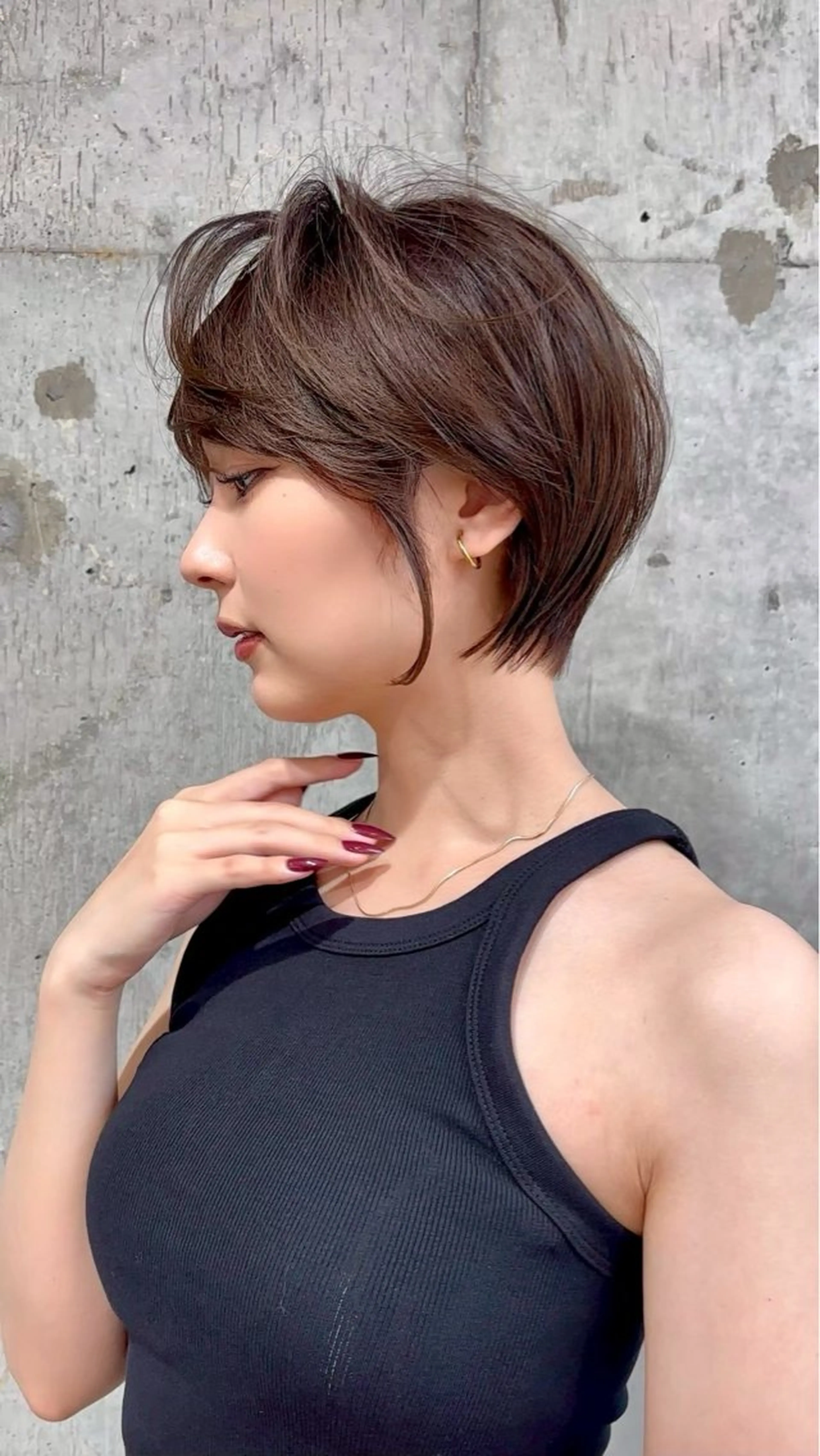 ショート カラー ショートボブ ボブ 髪質改善 レイヤーカット ショートヘア 🩷ひより韓国ヘア/ 艶髪/ワンホン🩷のヘアスタイル