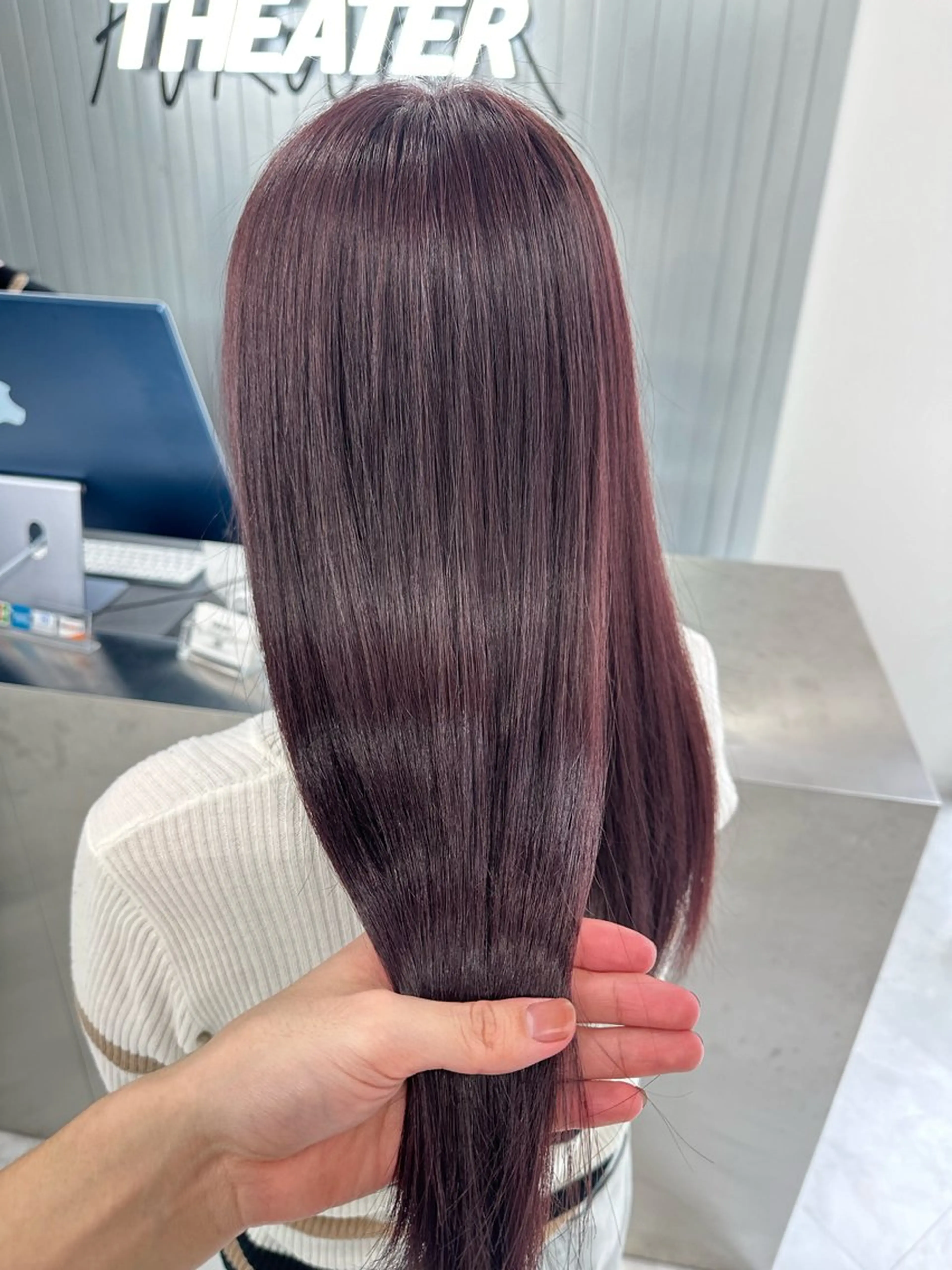 ロング カラー ダブルカラー 韓国レイヤーKYONのヘアスタイル