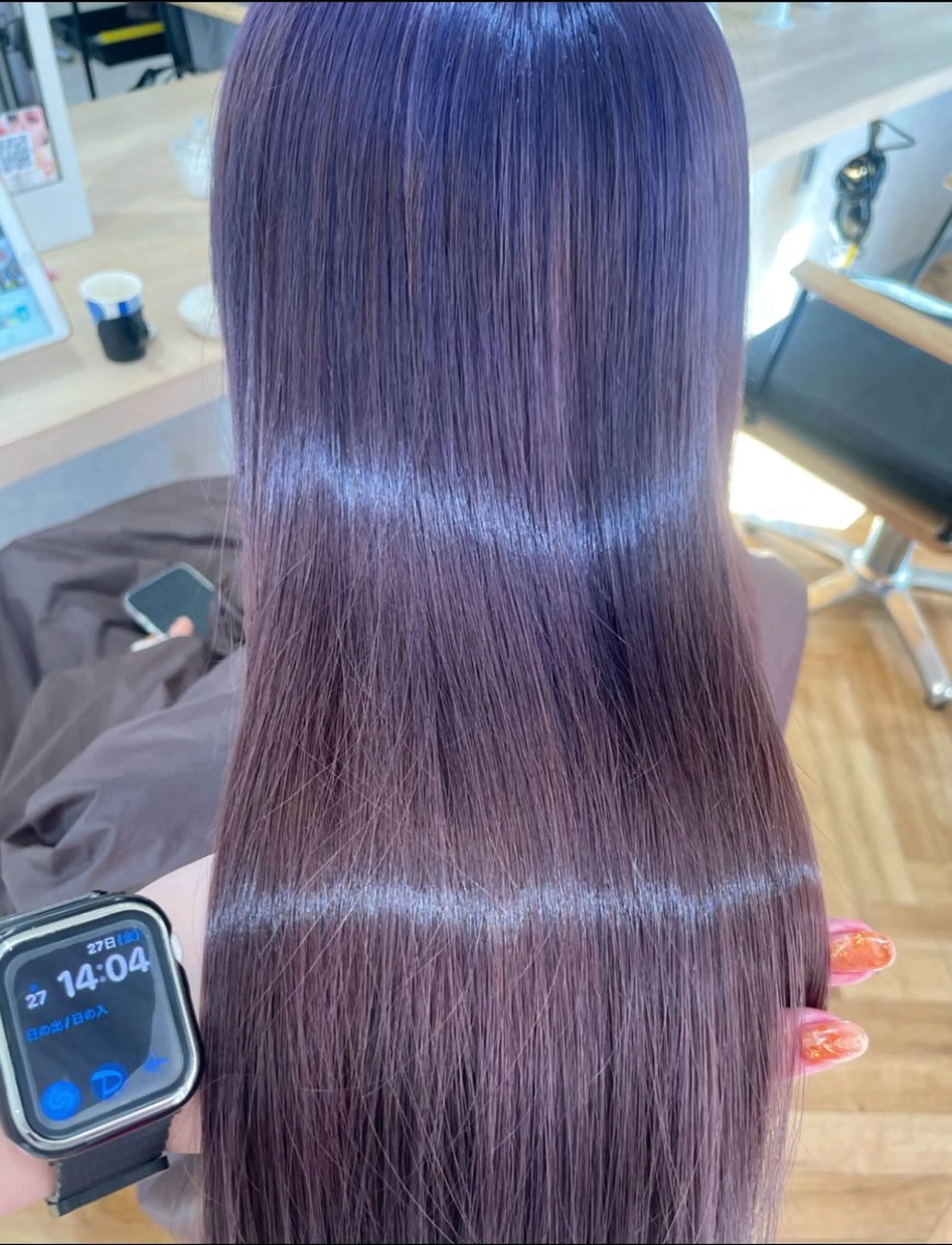 ロング カラー アディクシーカラー ブリーチ ケアブリーチ イルミナカラー ヘアカラー 🌿透明感ヘア 園田 朱梨🌿のヘアスタイル