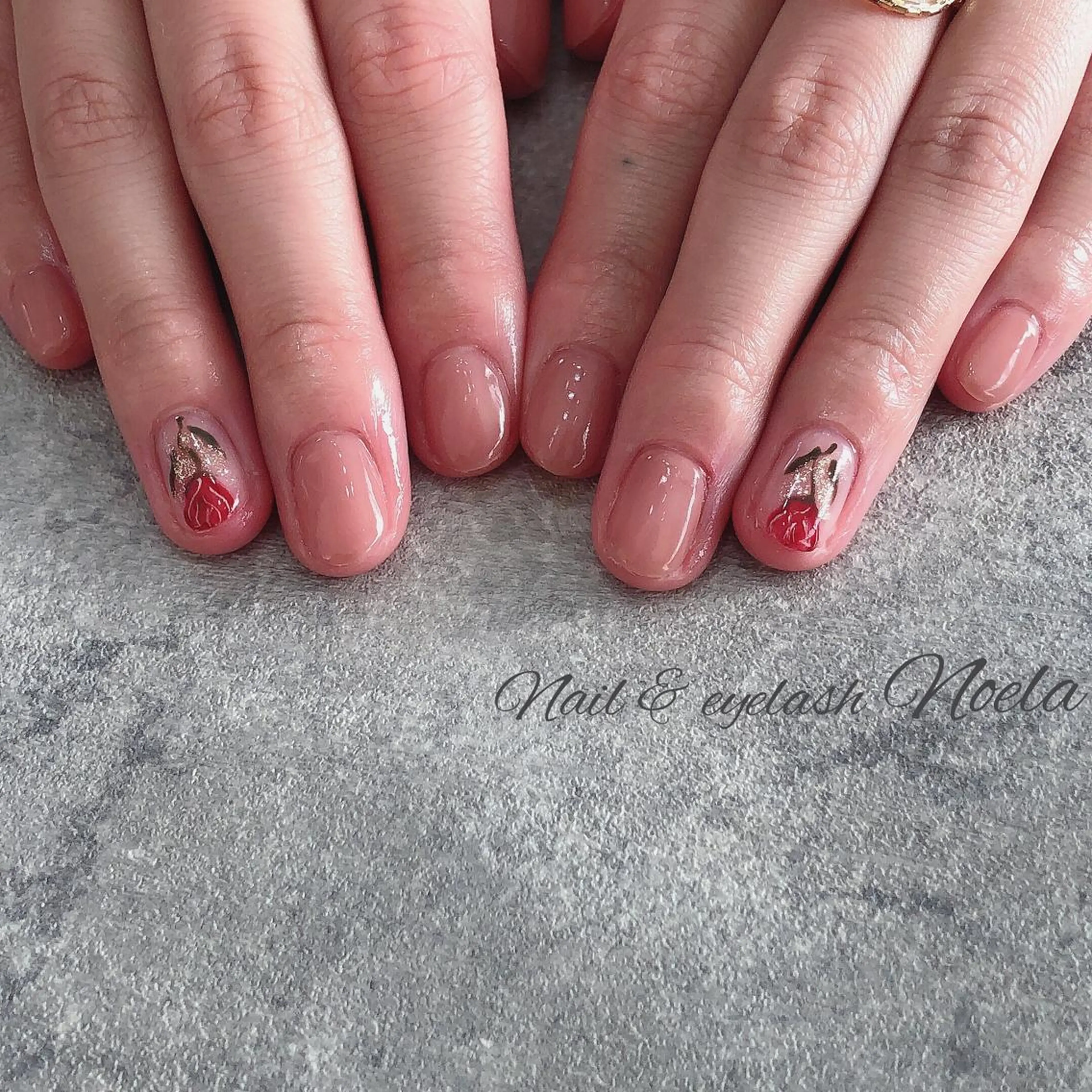 ネイル アートネイル シンプルネイル Noela所属・Noela ノエラのマツエク・マツパデザイン