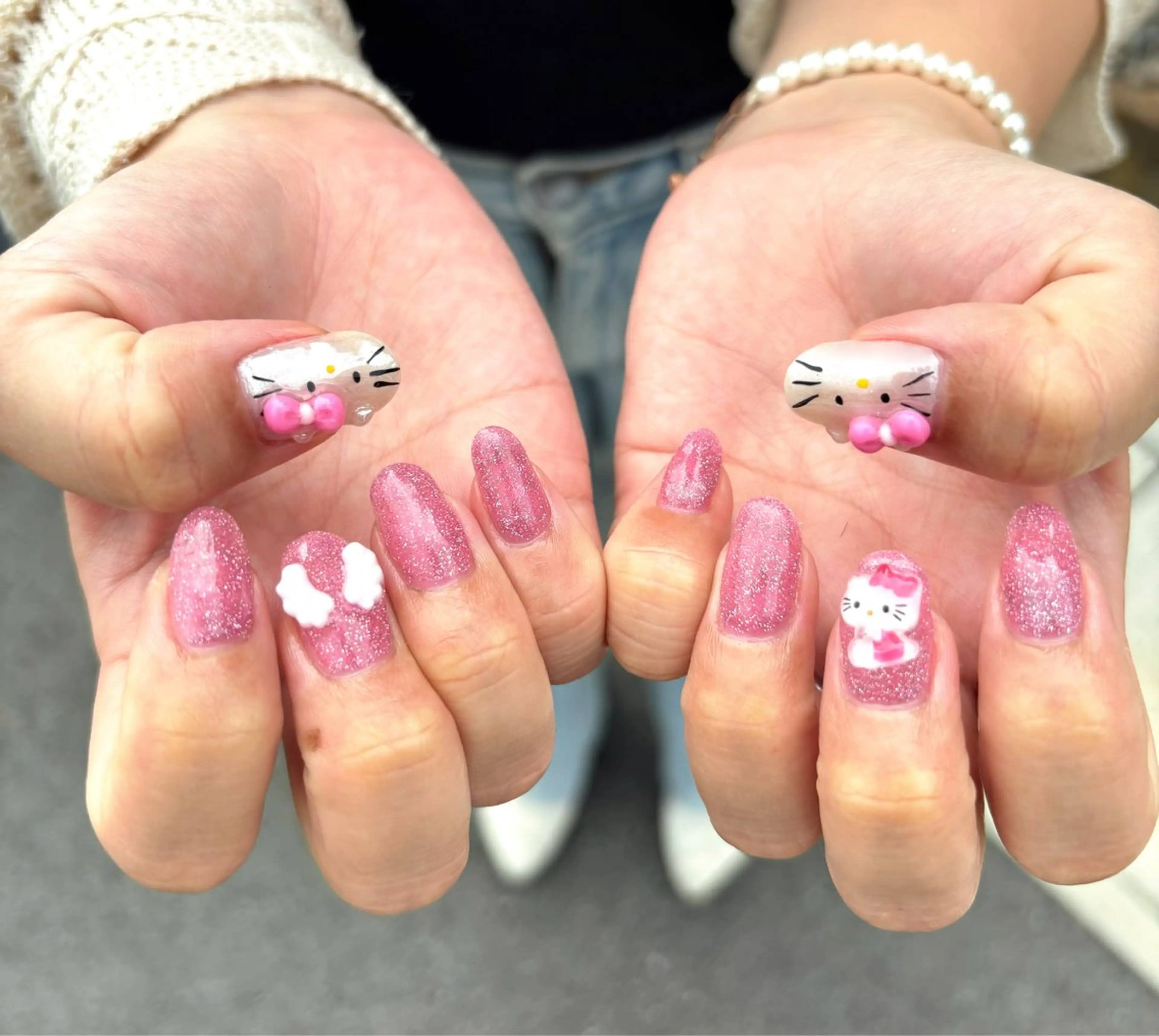 ネイル ハンドネイル ぽっぷん satomiのネイルデザイン