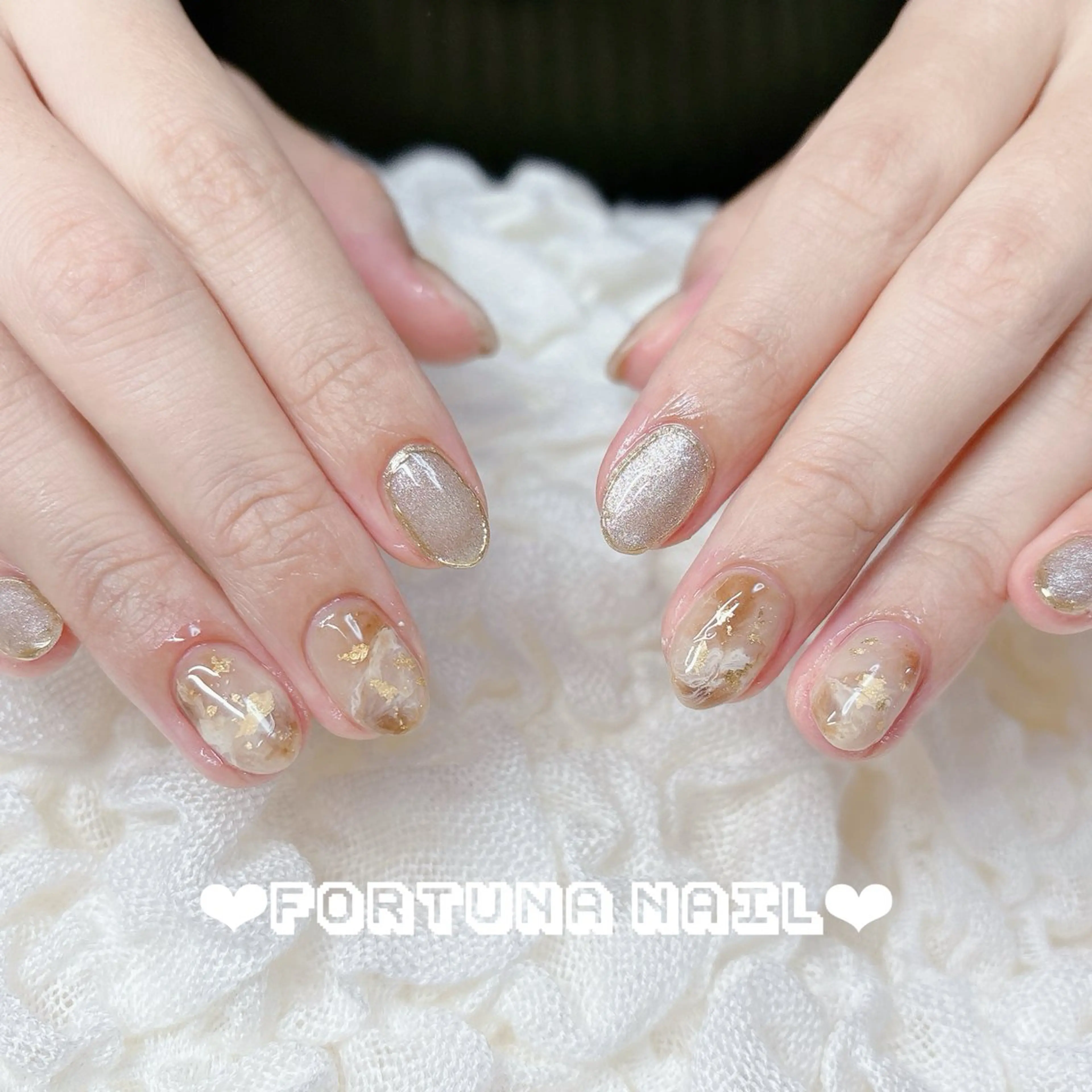 ネイル ハンドネイル Nail •Head スパFortunaのネイルデザイン