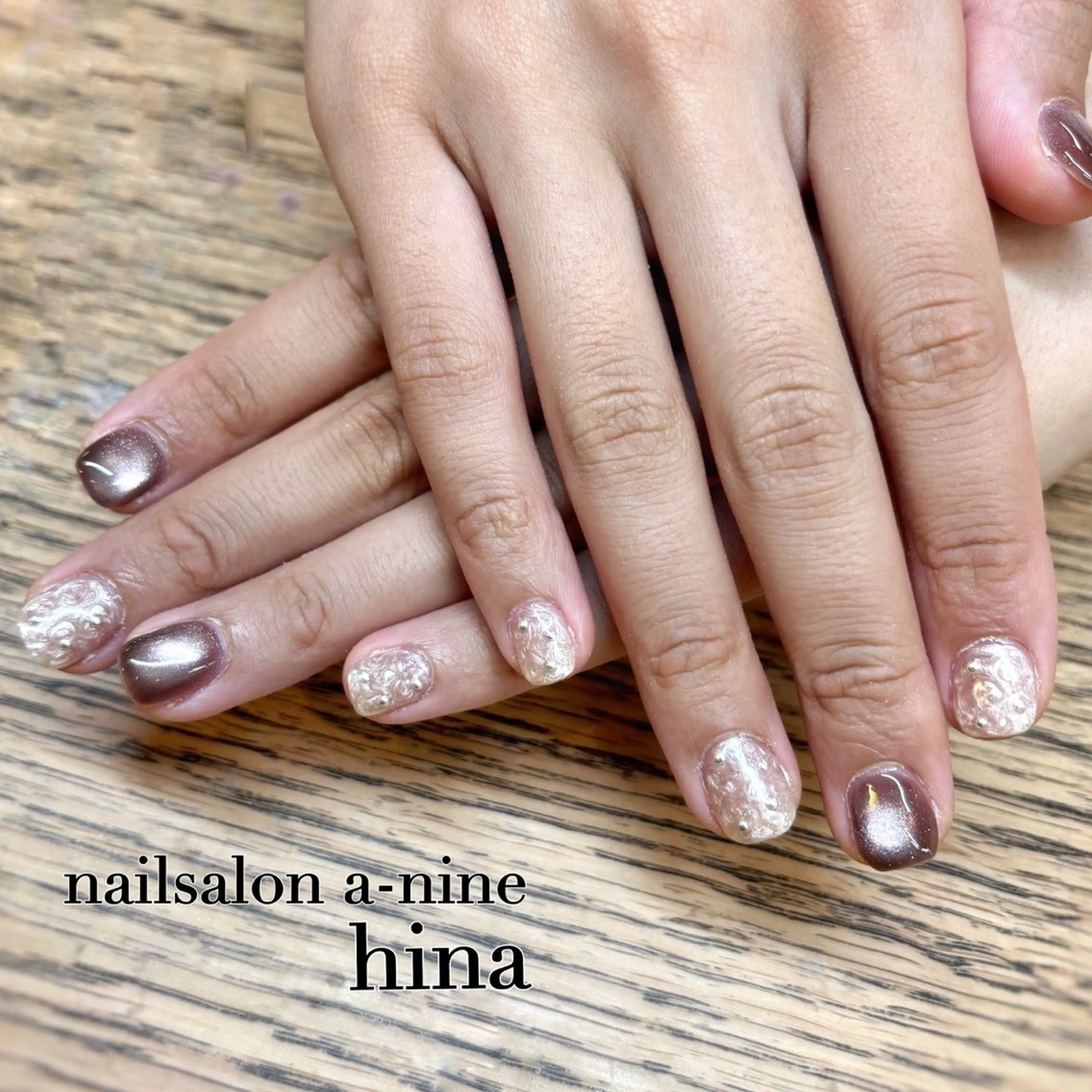 ネイル ニュアンスネイル オフィスネイル ネイルサロンエーナイン本店所属・【モデル募集中】 hina🌼のネイルデザイン