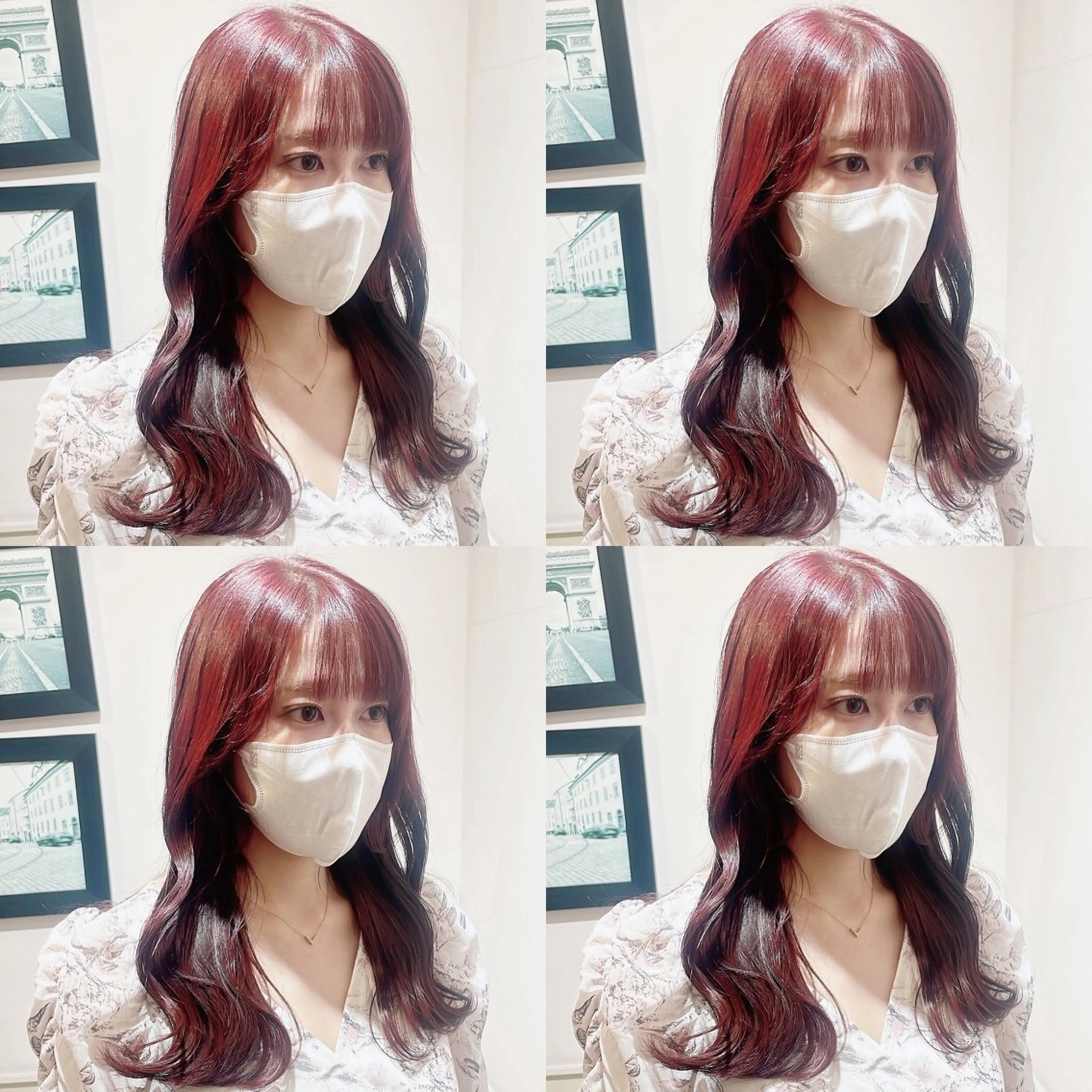 ミディアム カラー Minami. 🩵 再現性特化ヘアのヘアスタイル