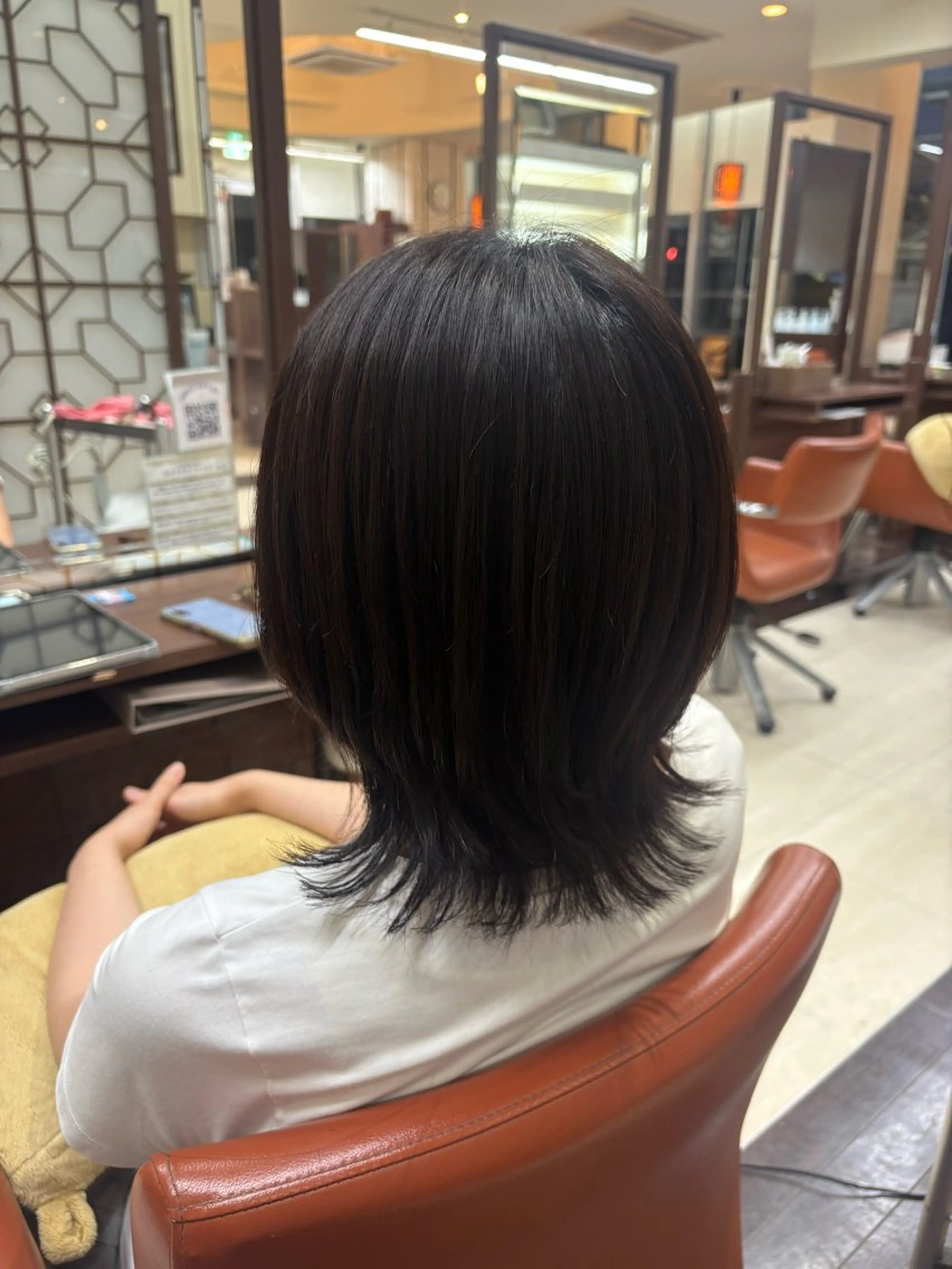 ミディアム ウルフカット カット トリートメント 垢抜けデザイナー/ 似合わせ/朝倉友香のヘアスタイル