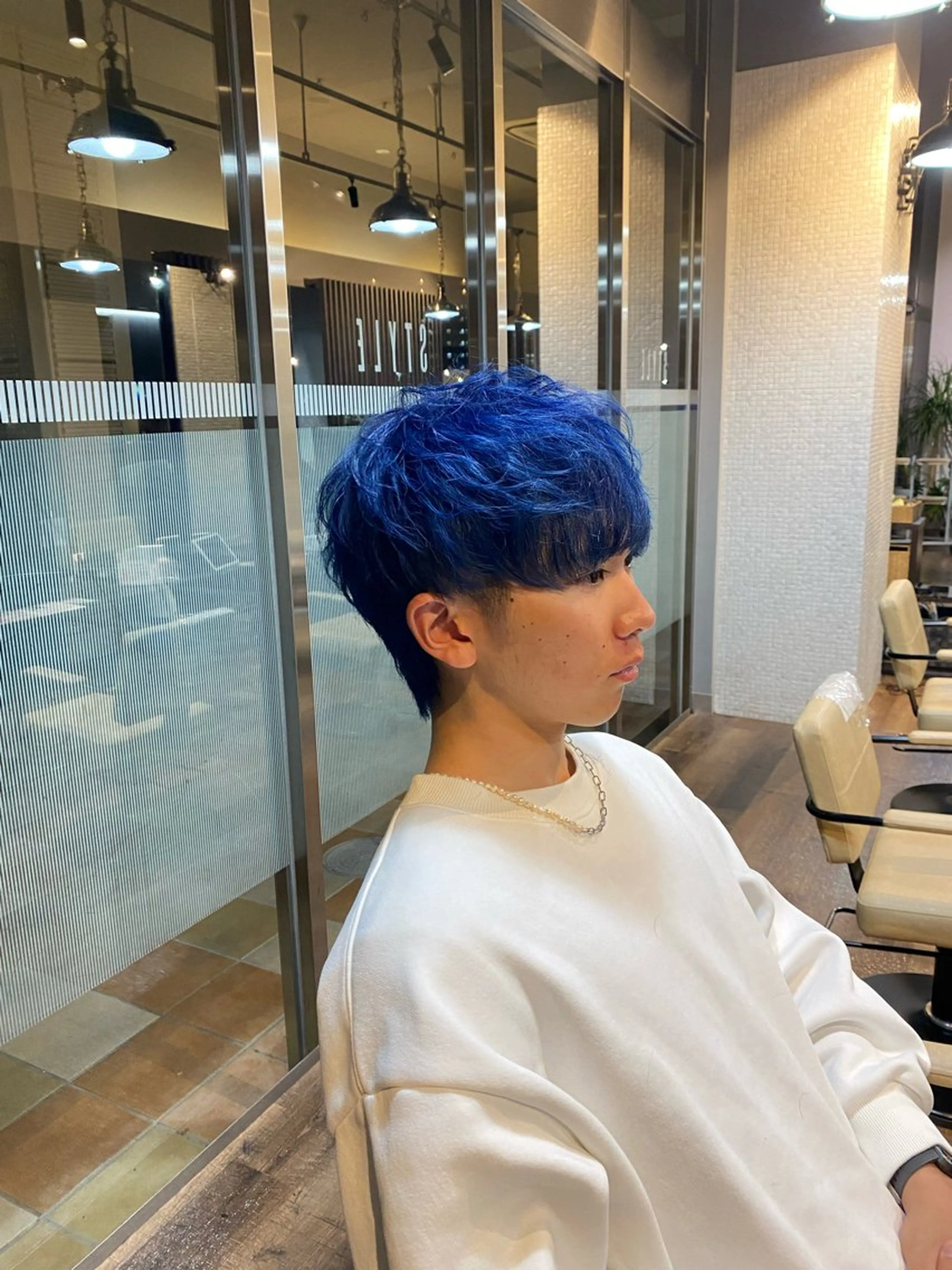 カラー メンズ カット ヘアカラー STYLE エキシティ店所属・【似合わせパーマ】 STYLE 杉原　魁のヘアスタイル