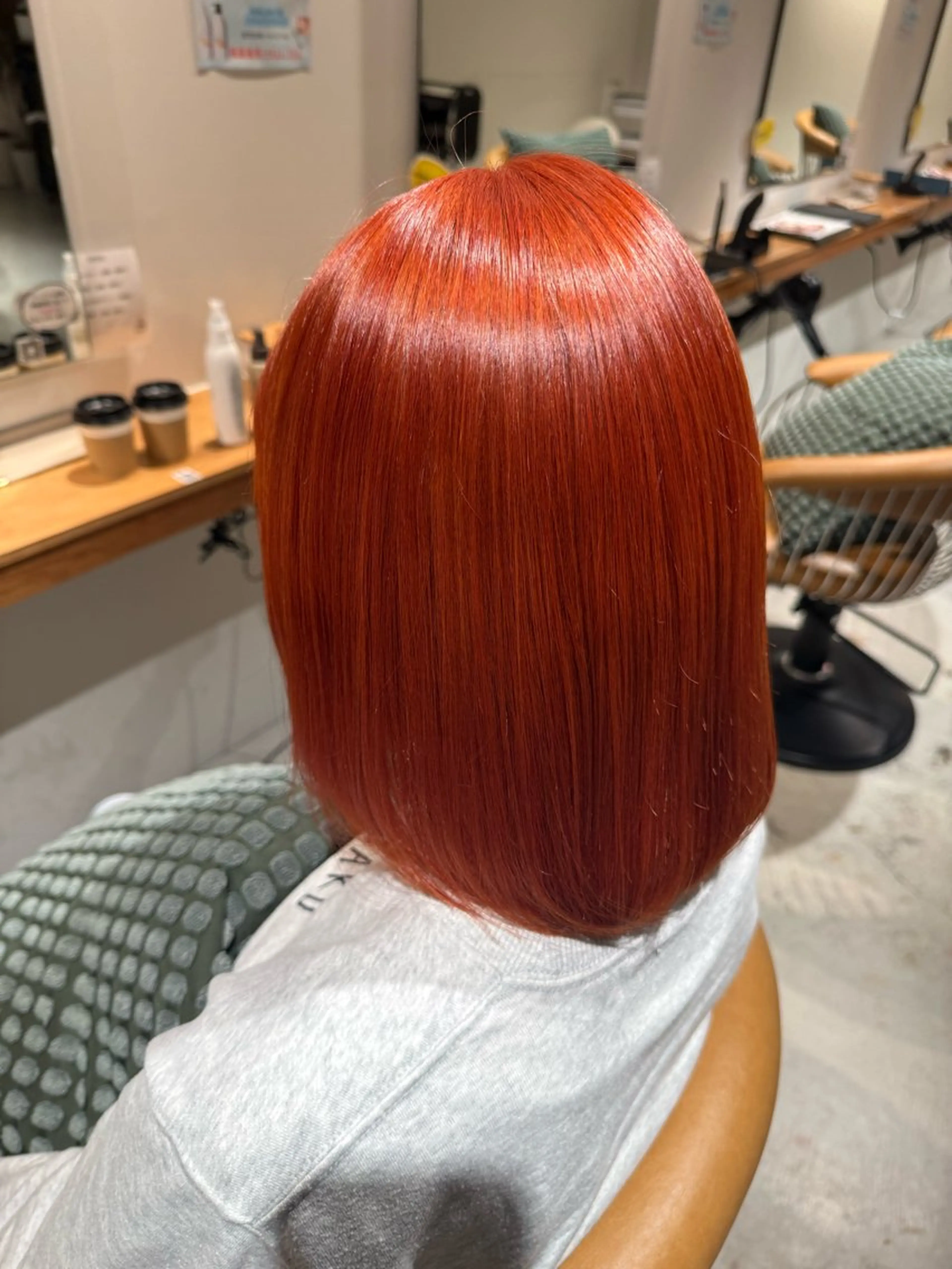 ミディアム ヘアカラー トリートメント 井手上 陽菜のヘアスタイル