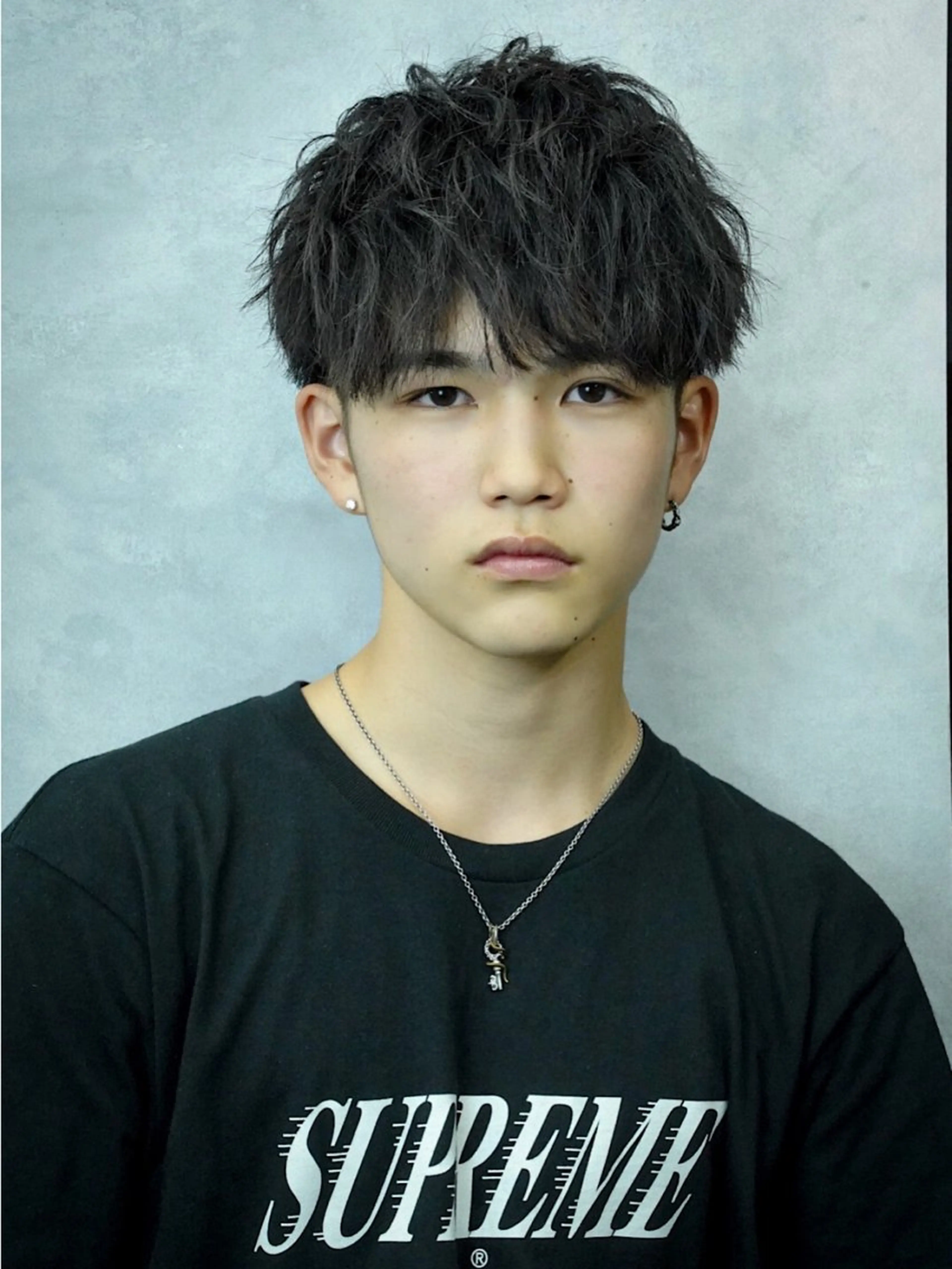 ショート パーマ メンズ カット パーマ 津田 祐岐のヘアスタイル