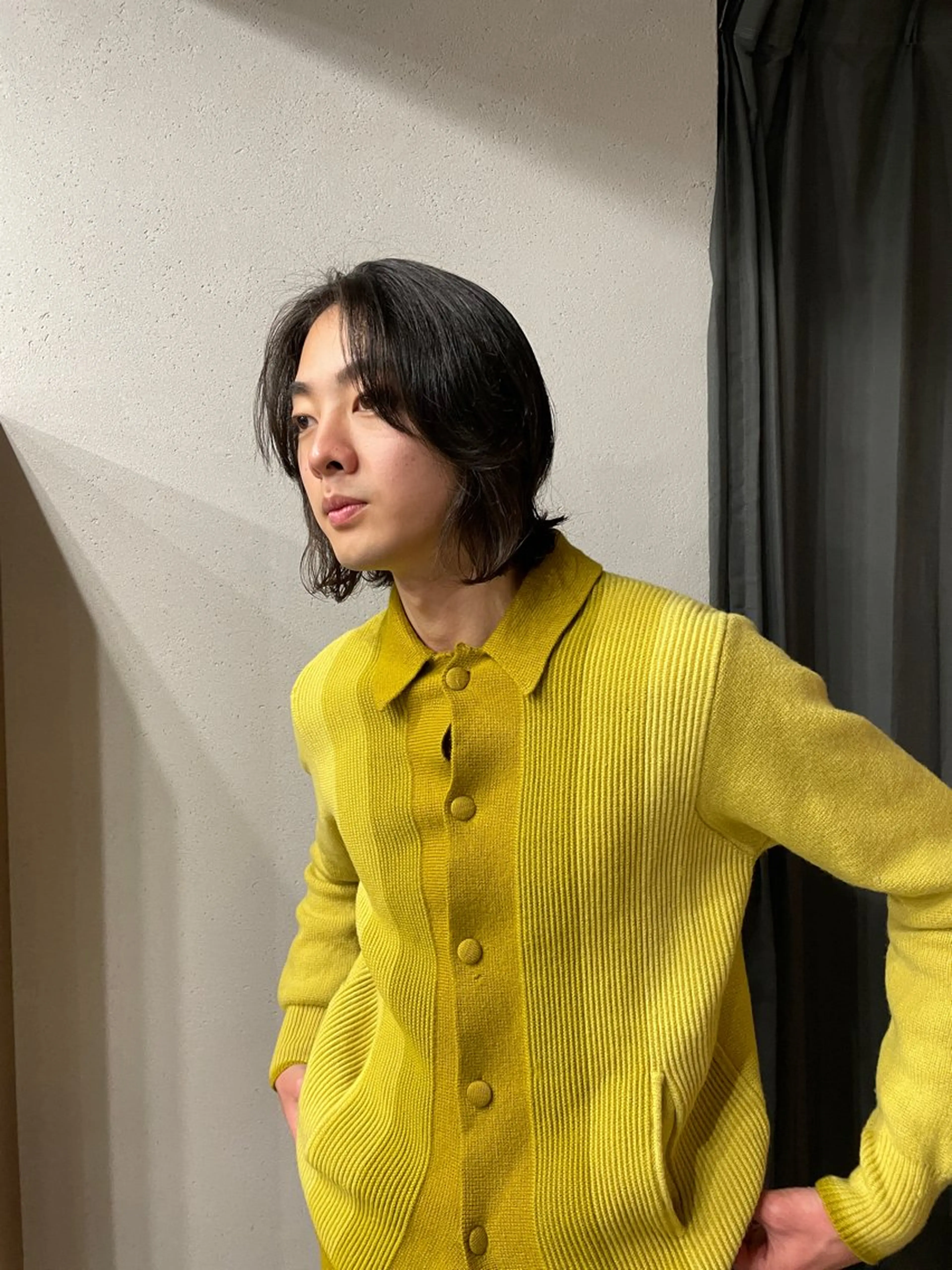 ショート カラー パーマ メンズ カット ヘアカラー トリートメント 表参道/髪質改善・ 透明感 colorのヘアスタイル