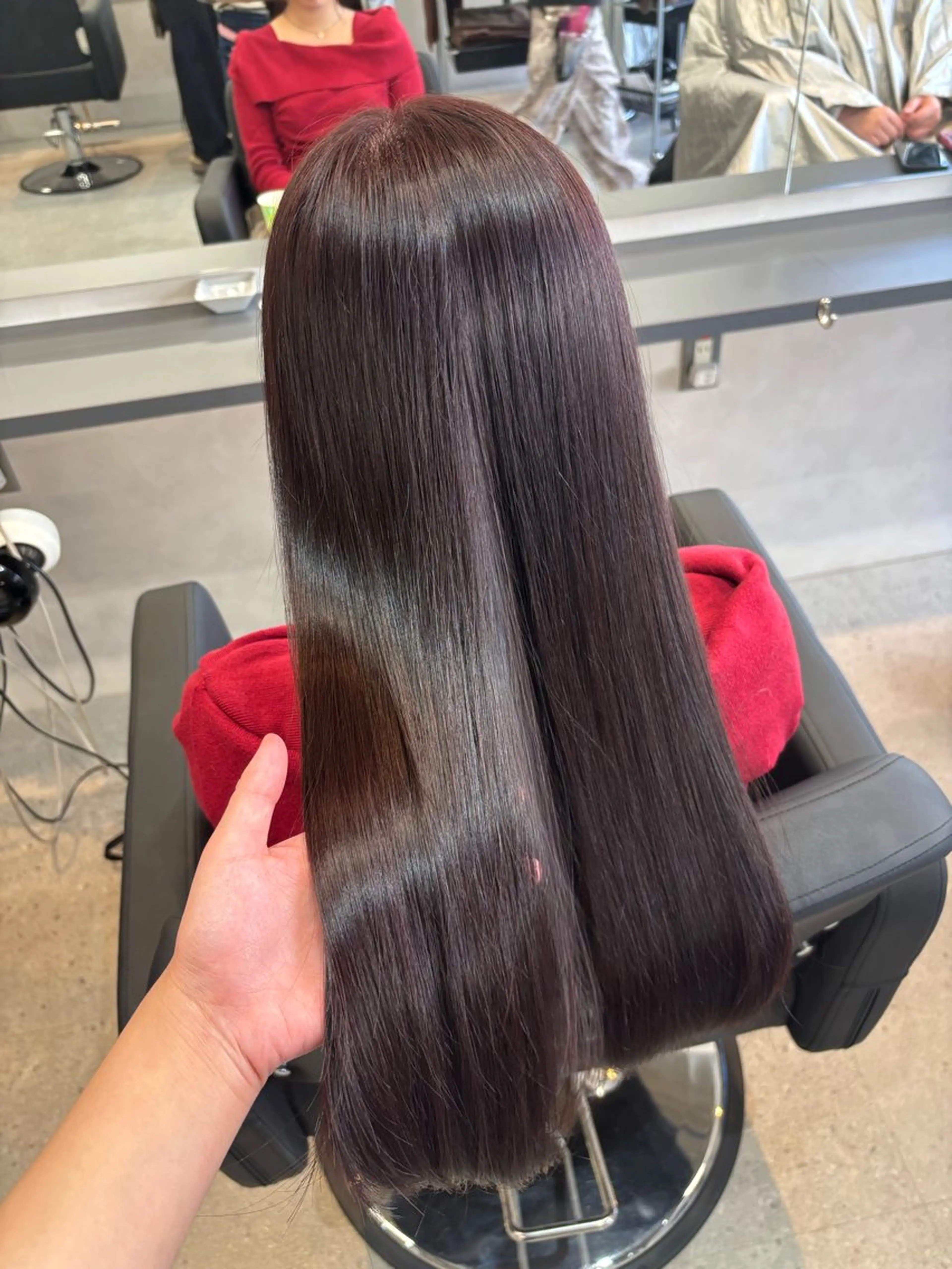 【ロング＆ミディアムの方限定👱🏻‍♀️💞】クオルシアカラー＋メンテナンスカット(5cm以内)✂️の写真