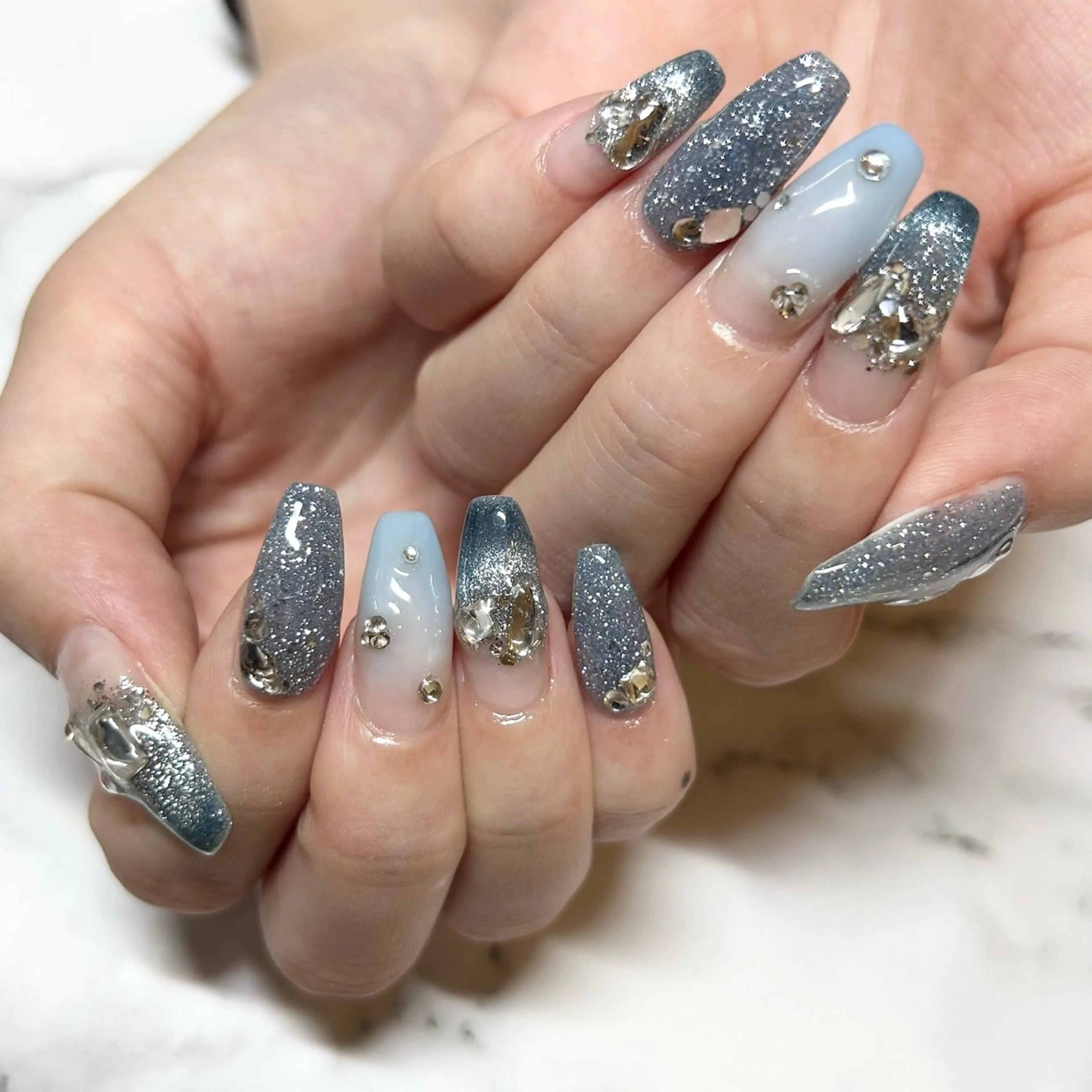 ネイル ハンドネイル ハンドケア she nail studio所属・パラジェル/スカルプ salonOerbaのネイルデザイン