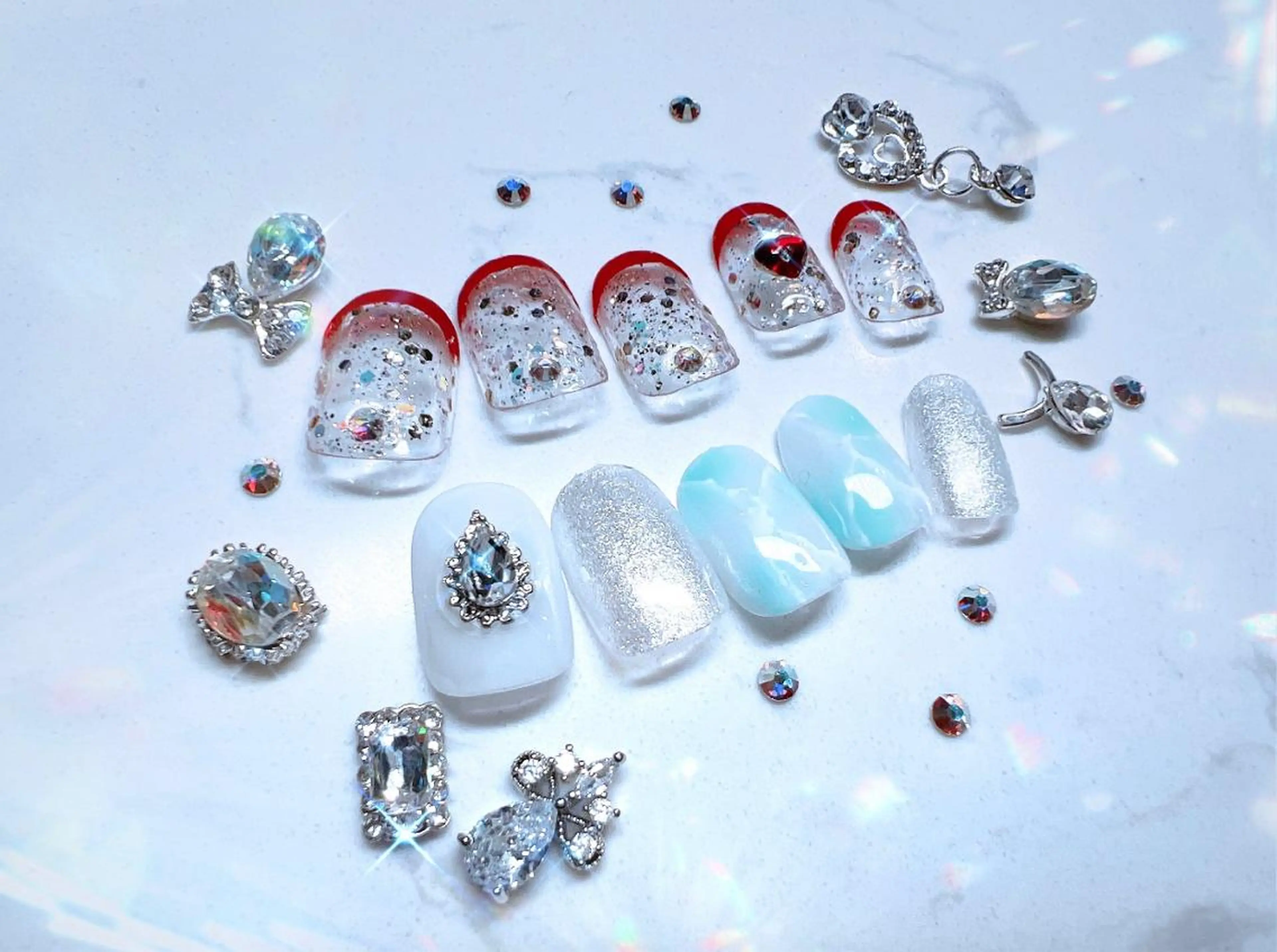 ネイル 韓国ネイル ワンホンネイル élu by Noriko 前原のネイルデザイン