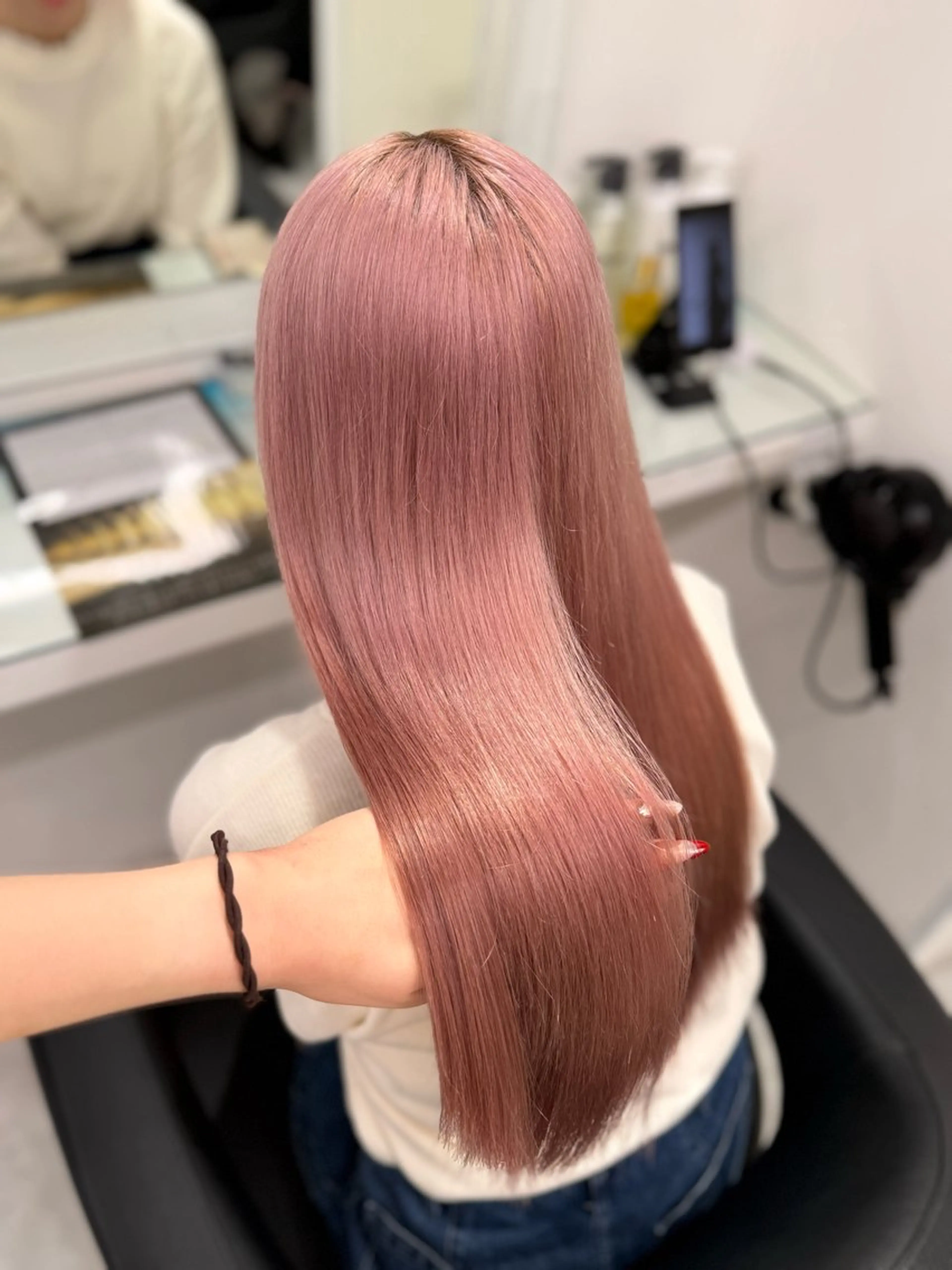 ロング カラー ヘアカラー トリートメント 🩰フレンチガーリー ヘア🩰🍨AYAのヘアスタイル