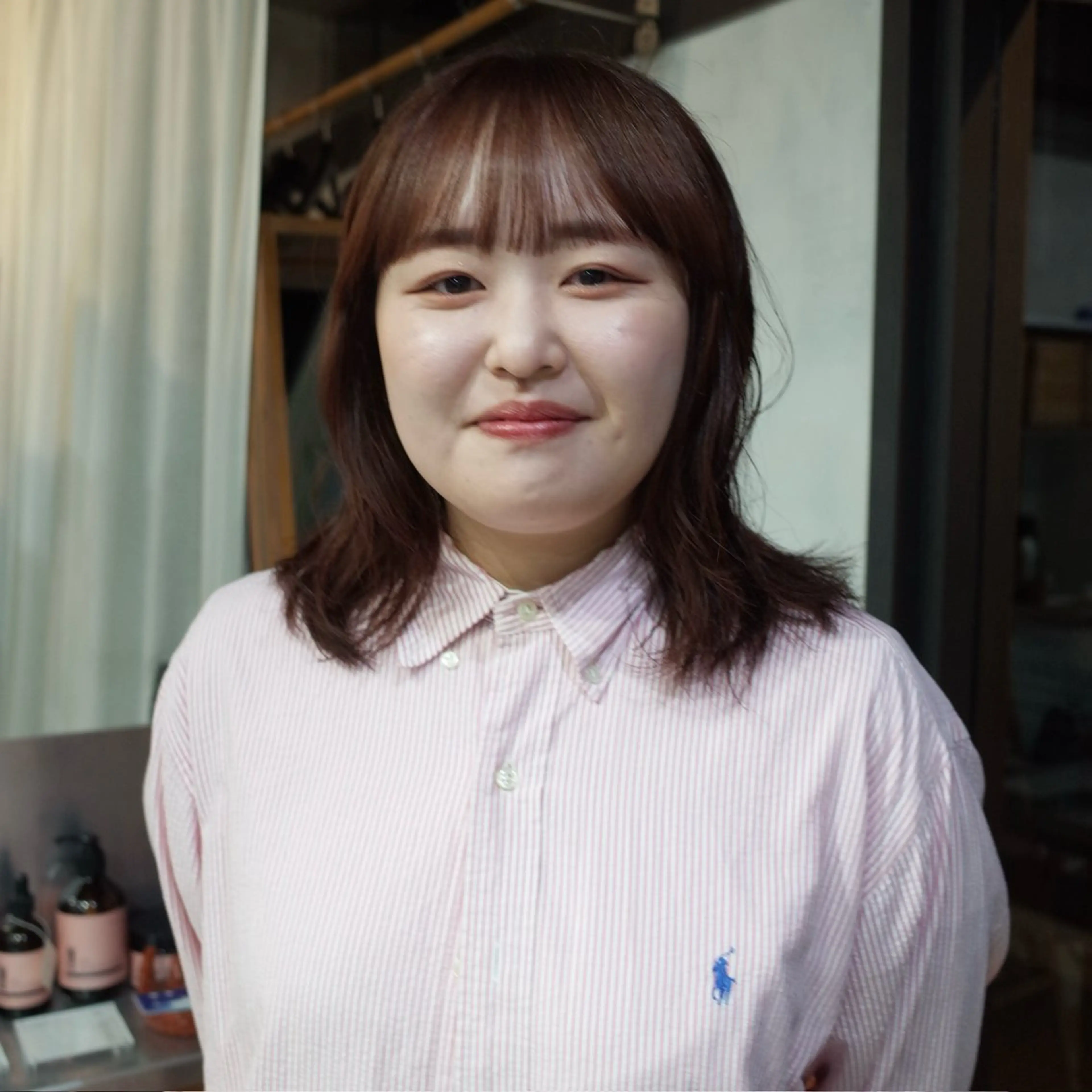 ミディアム カラー fon所属・カラーモデル fon▶山田 悠華のヘアスタイル