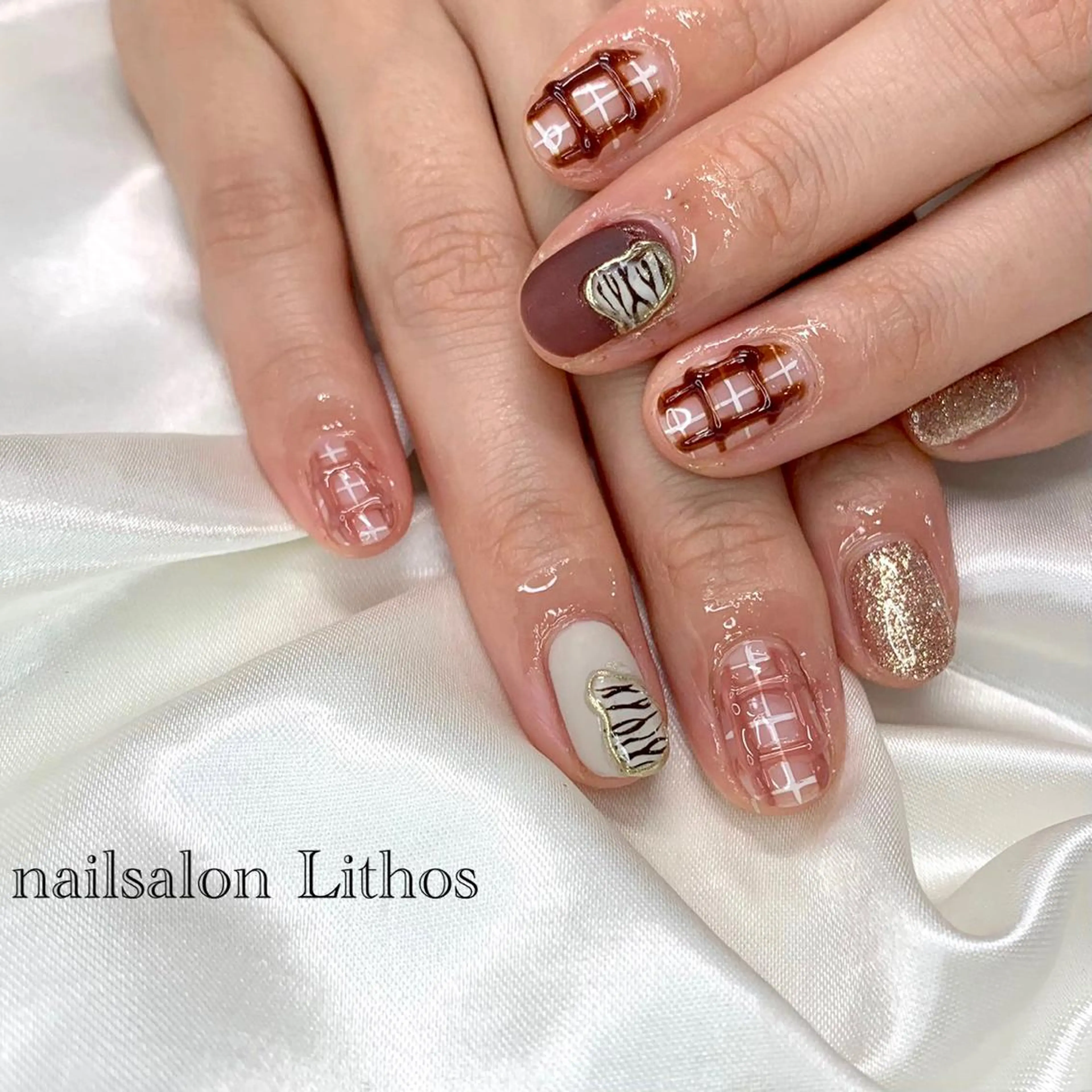 ネイル ハンドネイル nailsalon Lithos所属・nailsalon Recontreのネイルデザイン