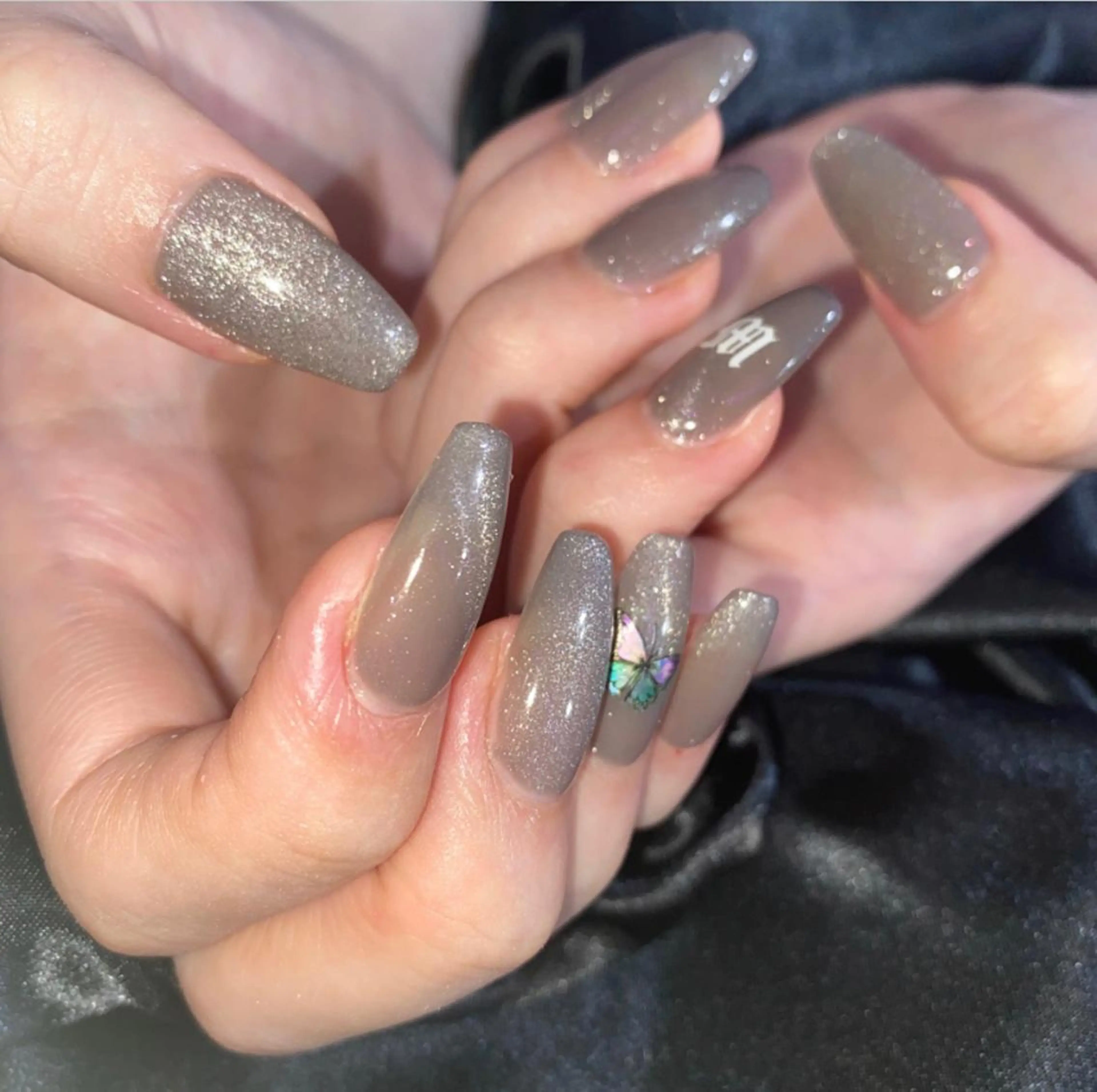 ネイル フレンチネイル 韓国ネイル マグネットネイル スカルプネイル ワンホンネイル Yudia 🫧Kyokaのネイルデザイン