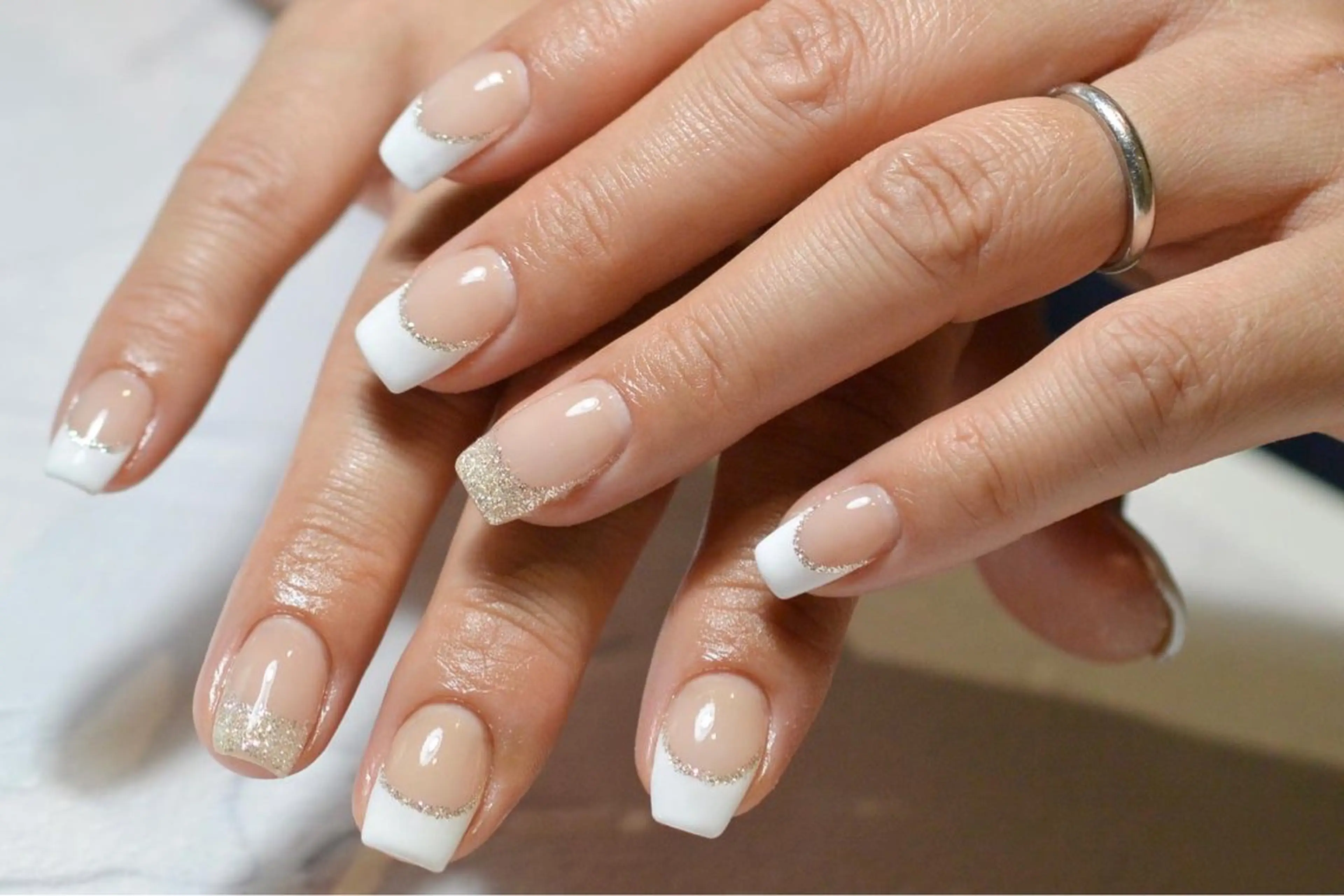 ネイル フレンチネイル スクエアネイル ハンドネイル Eri Onoのその他イメージ