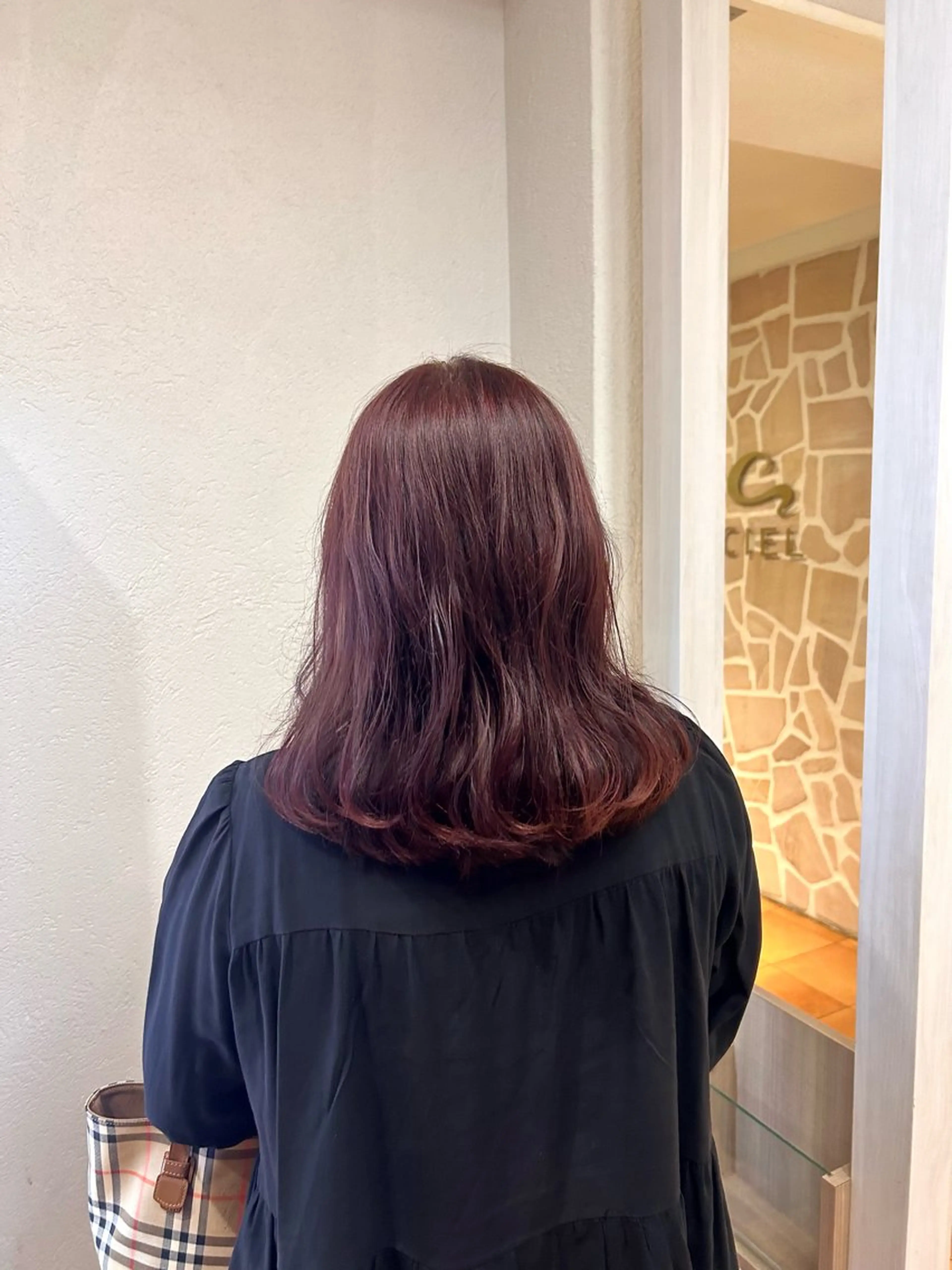 セミロング カラー CIEL 難波店所属・🎀透明感/レイヤ ー/Kotona🎀のヘアスタイル