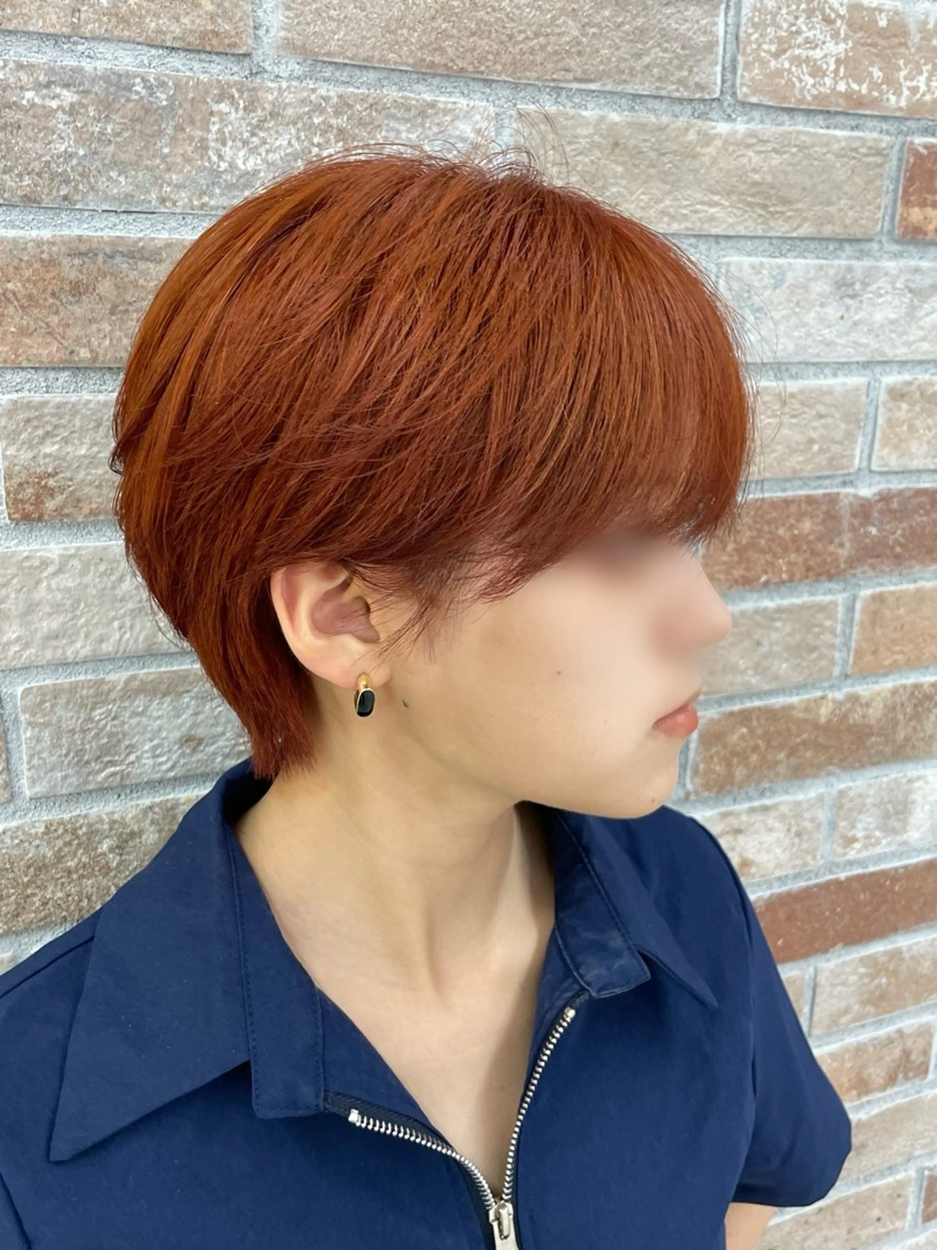 ショート カラー ハンサムショート ベージュカラー ブラウンカラー 透明感カラー オレンジ 似合わせショート 鈴木豊のヘアスタイル