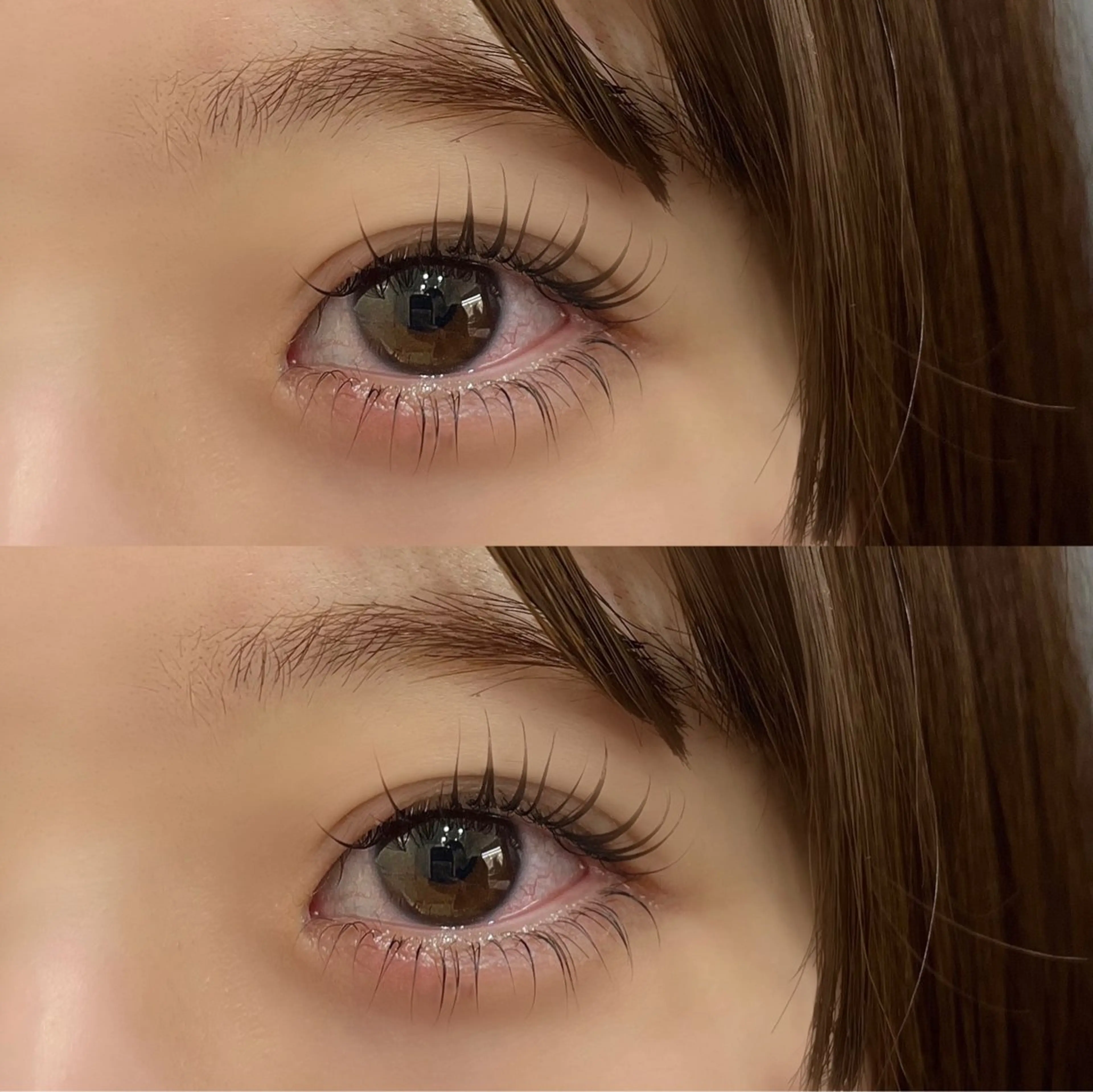 マツエク・マツパ 下まつげエクステ 一重×まつ毛パーマ Jige Ririaのマツエク・マツパデザイン