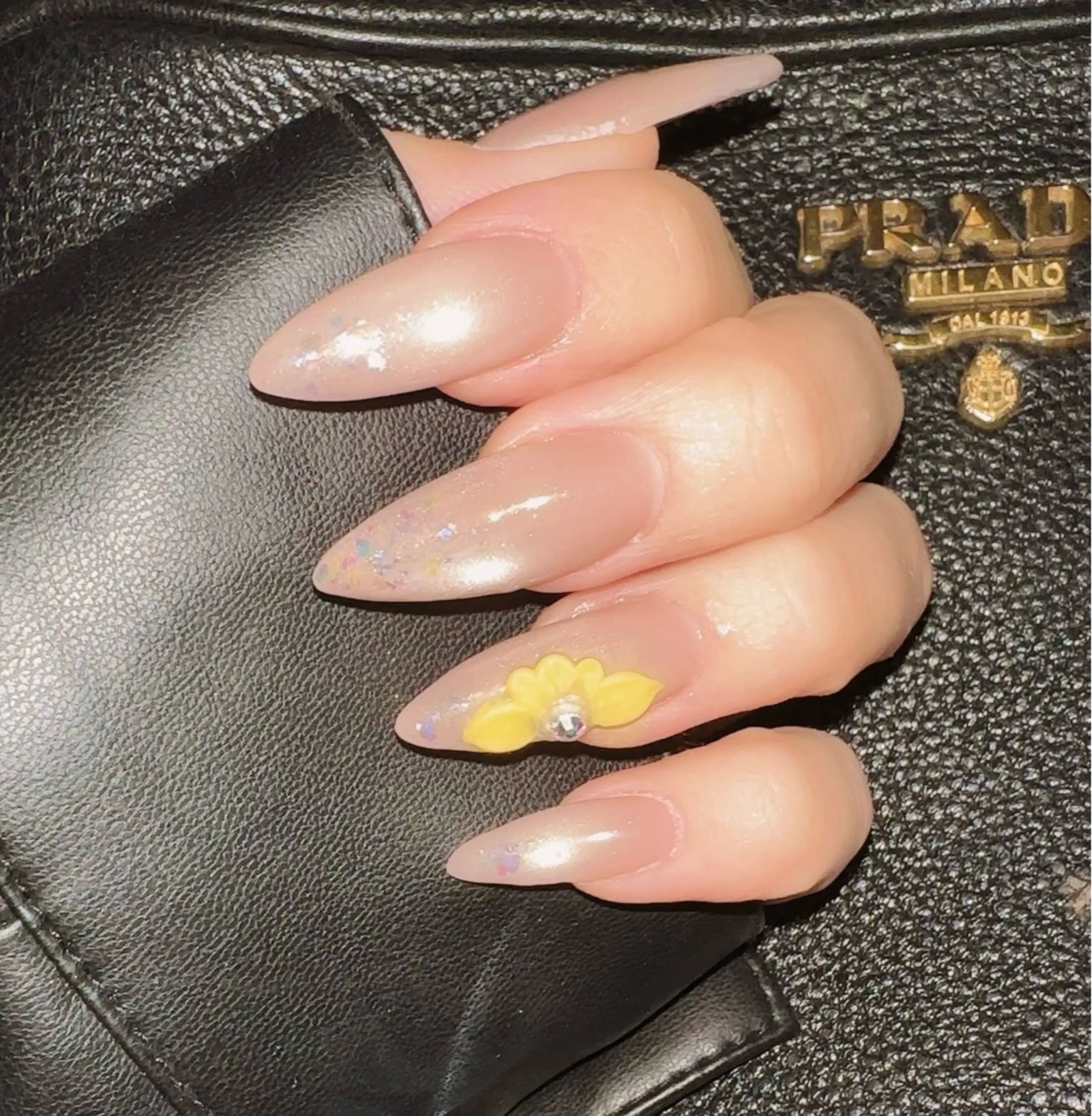 ネイル 氷ネイル・うるうるネイル 韓国ネイル マグネットネイル 春ネイル ワンホンネイル ハンドネイル nail salon    Mimiy..所属・Nailsalon Mimiy..♡のネイルデザイン