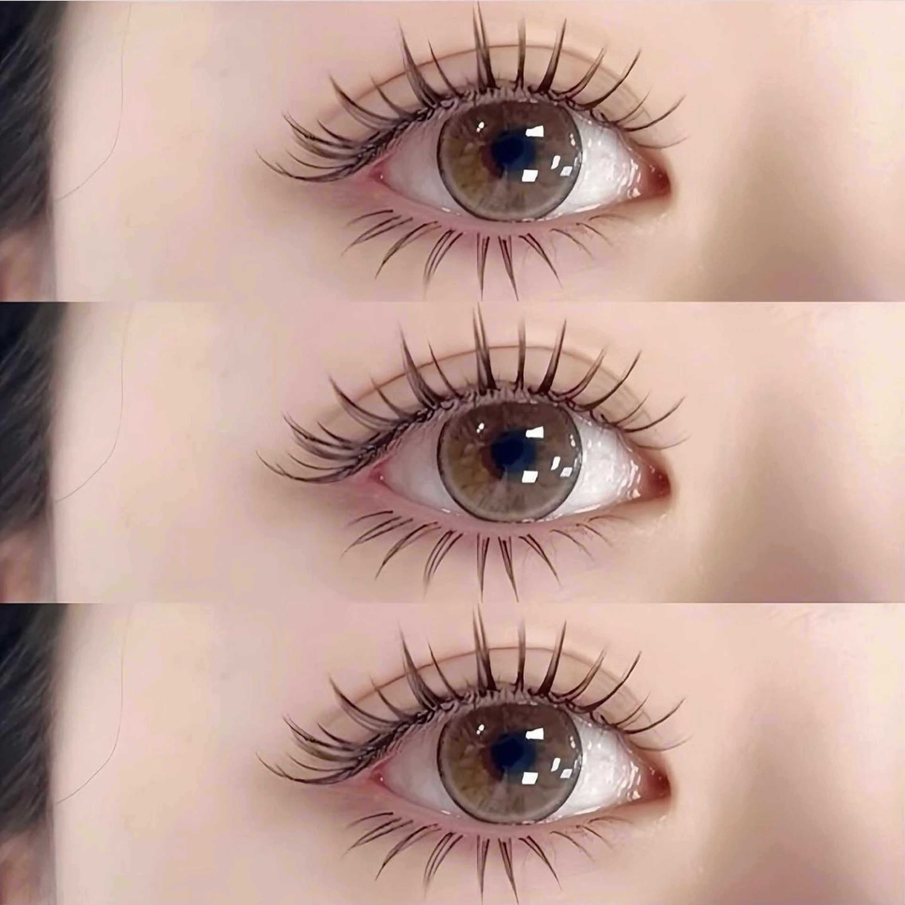 マツエク・マツパ 束感まつ毛 ナチュラル ボヌール薬院所属・山﨑 愛里のマツエク・マツパデザイン