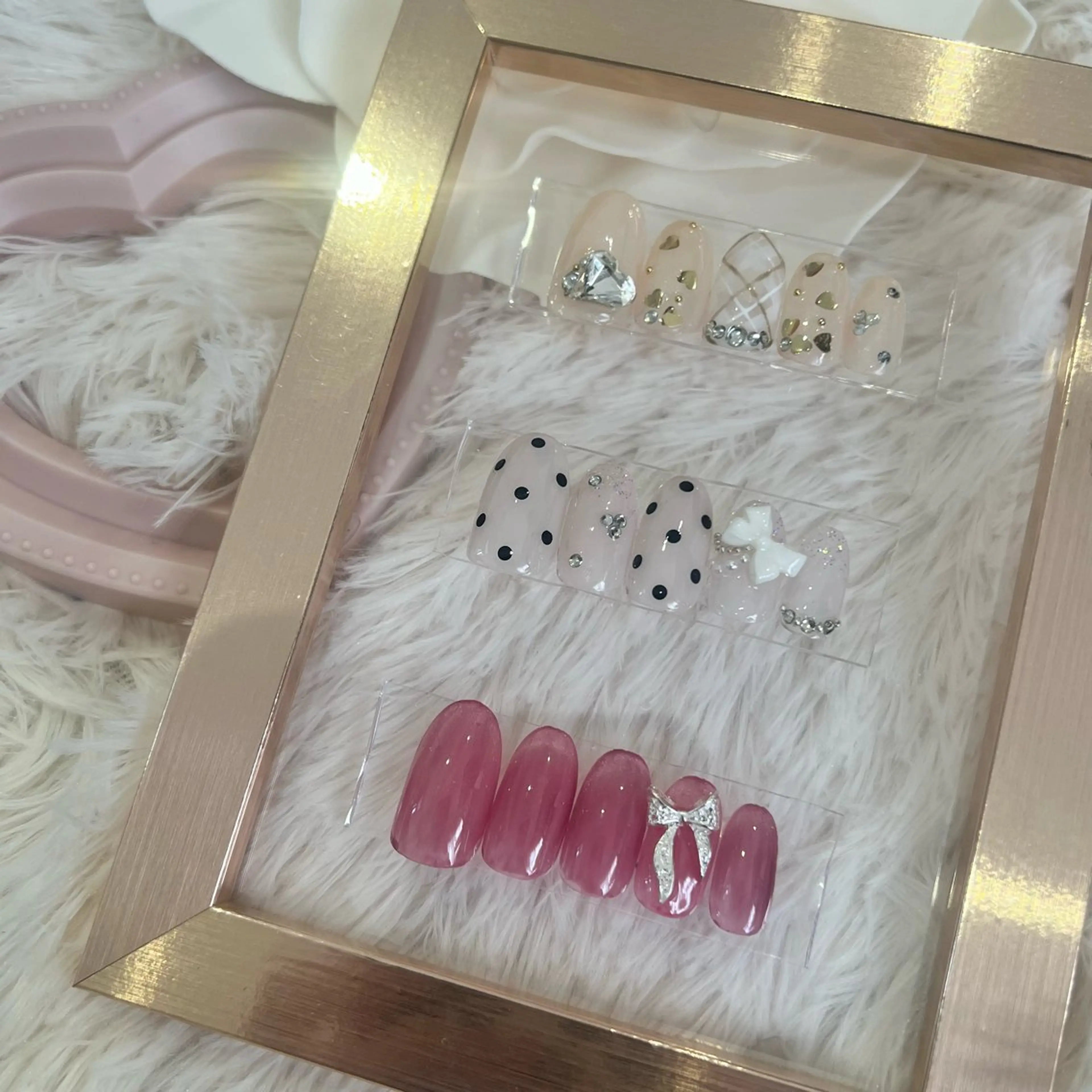 【🔰ジュニアクーポン】定額デザイン🎀カラー変更可になりました🎀🩵オフ・パーツ込みの写真