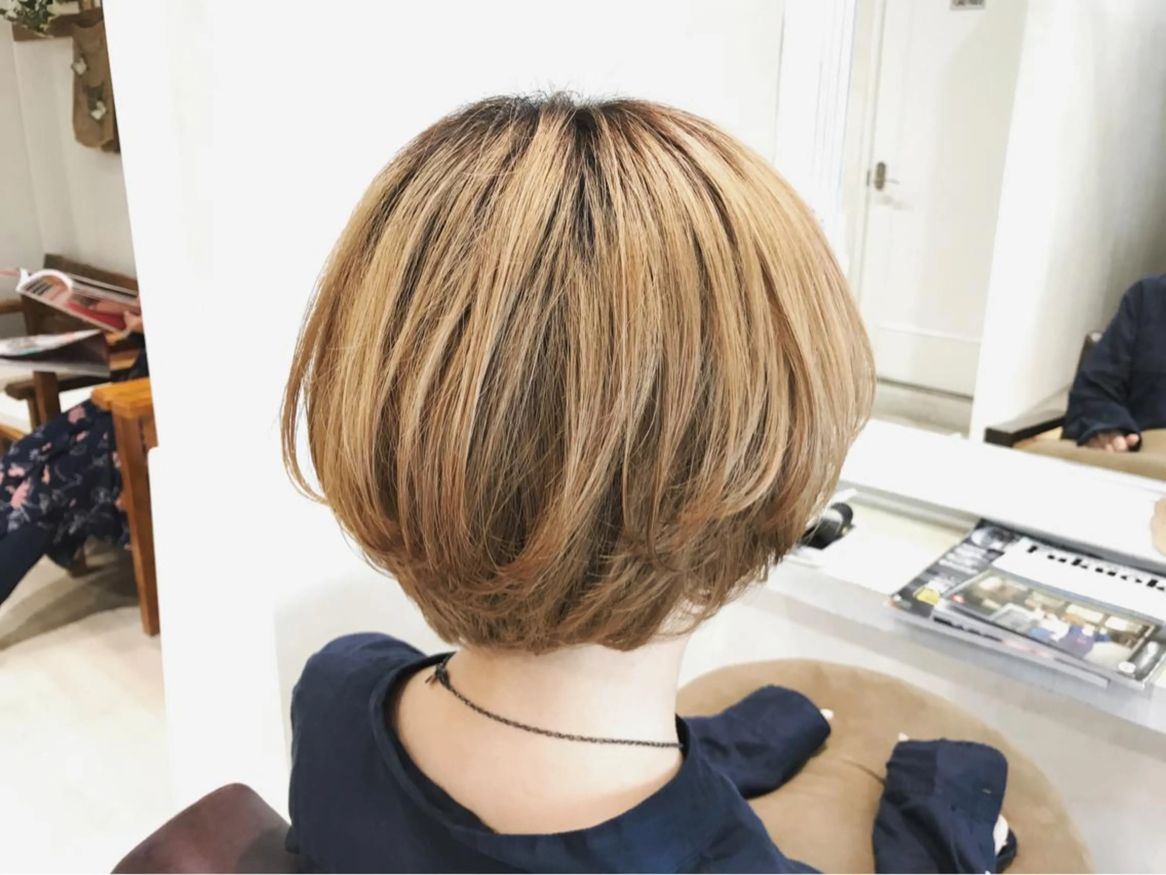 ショート カラー メンズ指名多数!! SiLO 田島のヘアスタイル